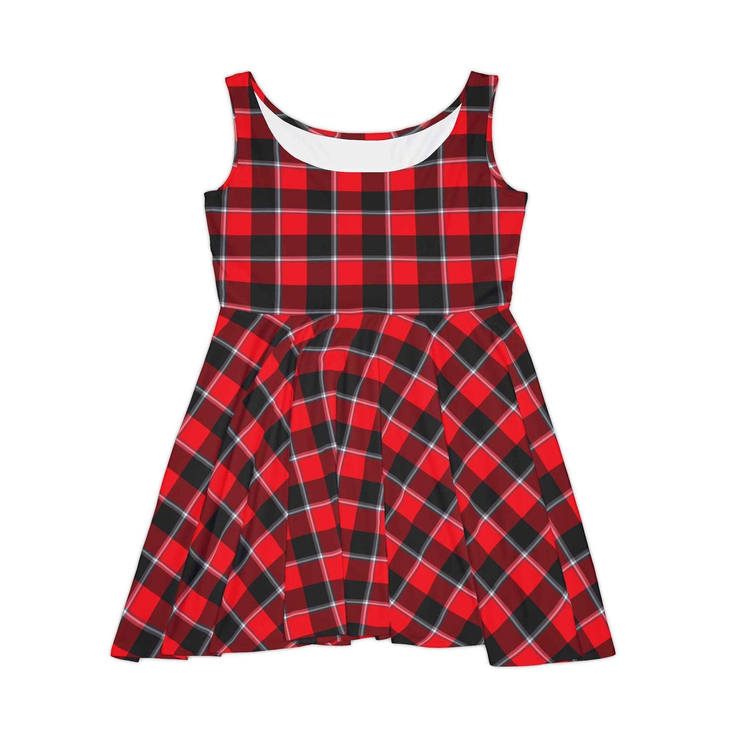Chic Plaid Skater Dress, Casual Summer Style, Perfect for Parties and Picnics, Trendy Women's Fashion, Ideal Gift for Her