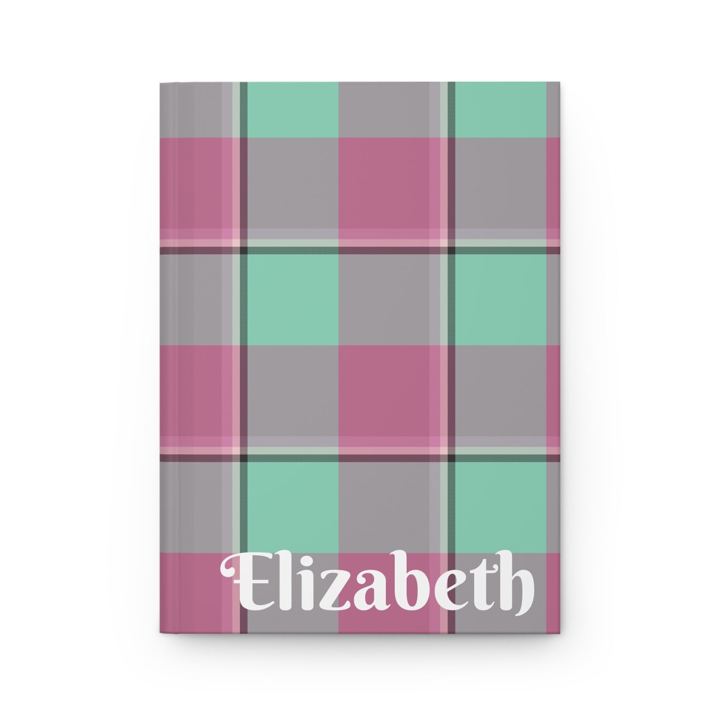Personalized Plaid Hardcover Journal, Perfect for Daily Journaling, Gift for Friends, Stylish Notebook - Celtic Scents