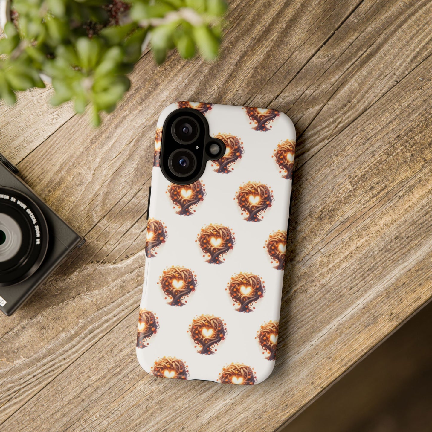 Stylish Phone Case, Tough Cases with Unique Design, Durable Smartphone Cover, Gift for Tech Lovers, Trendy Phone Accessory, Autumn Design