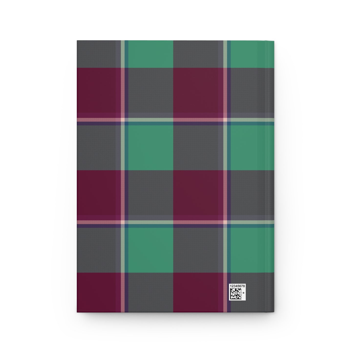 Personalized Plaid Hardcover Journal, Customizable Notebook for Writers and Students, Perfect Gift - Celtic Scents