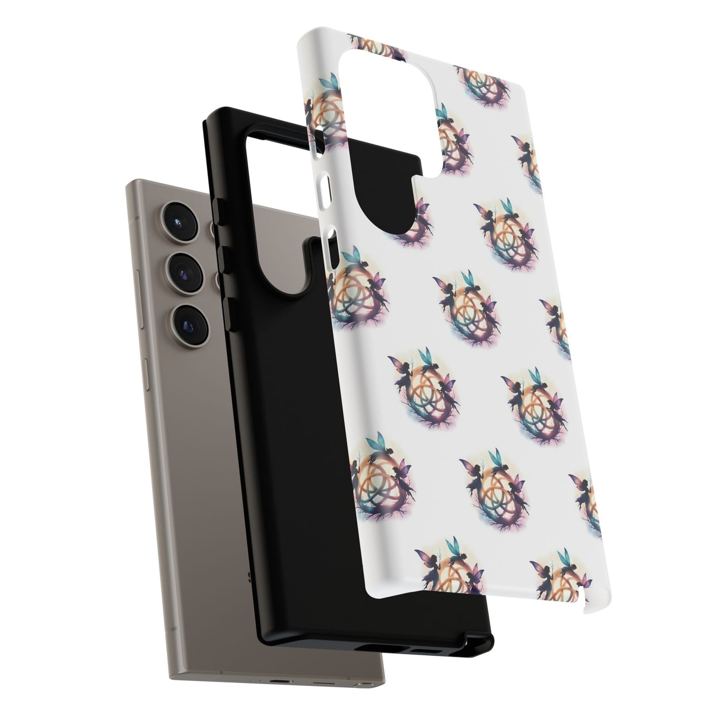 Tough Cases - Celtic Fairies Phone Case, Colorful Phone Cover, Fairy Lover Gift, Trendy Smartphone Accessory
