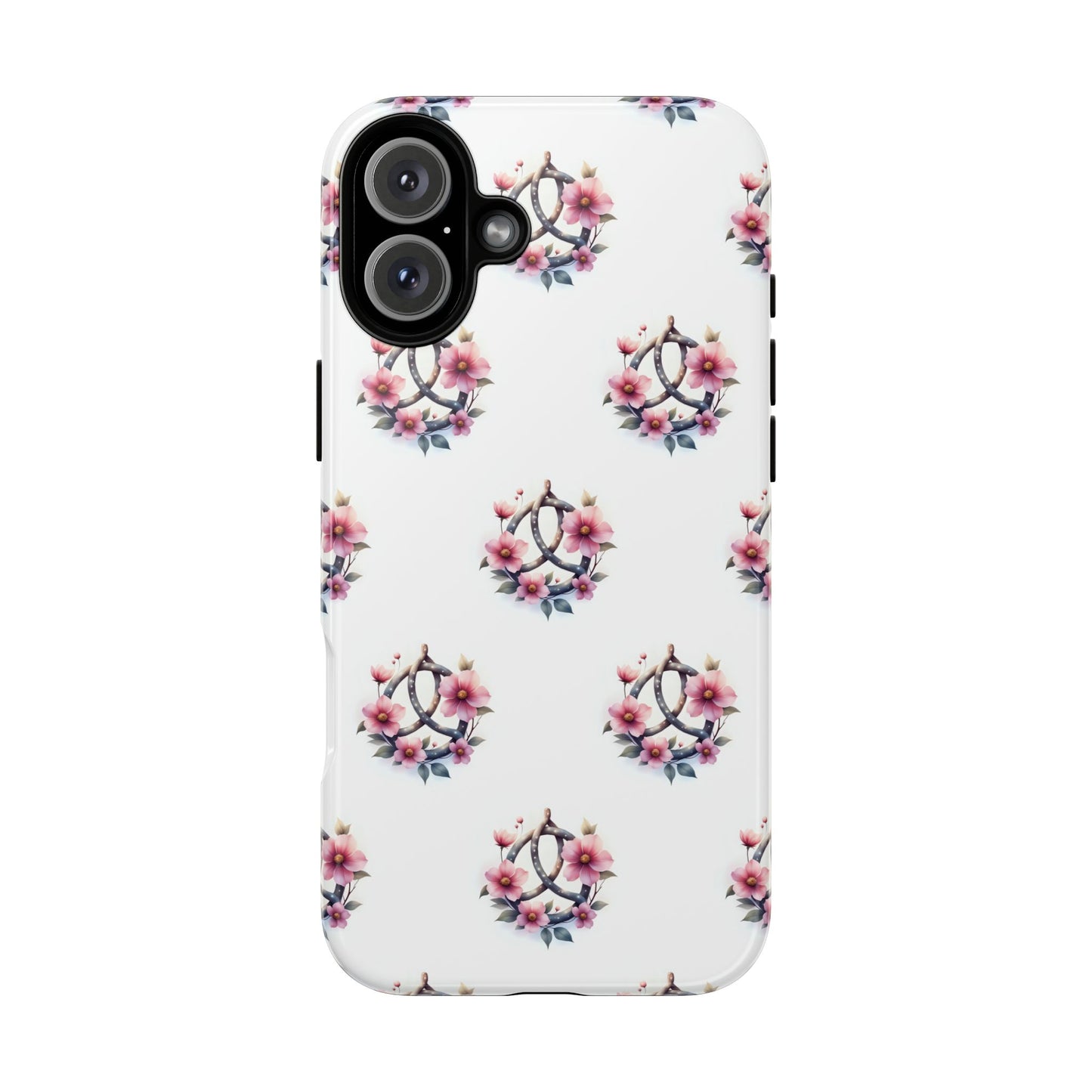 Floral Phone Case, Tough Phone Cover, Cute Protection for Mobile, Gift for Her, Celtic Knot Floral Pattern Case