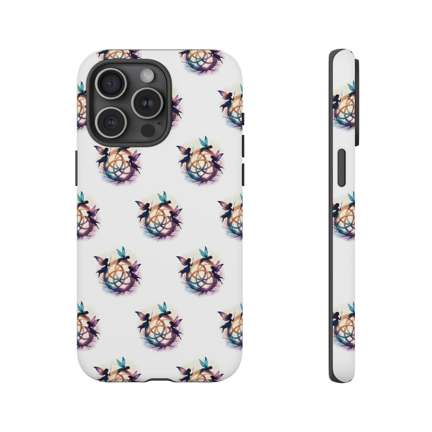 Tough Cases - Celtic Fairies Phone Case, Colorful Phone Cover, Fairy Lover Gift, Trendy Smartphone Accessory