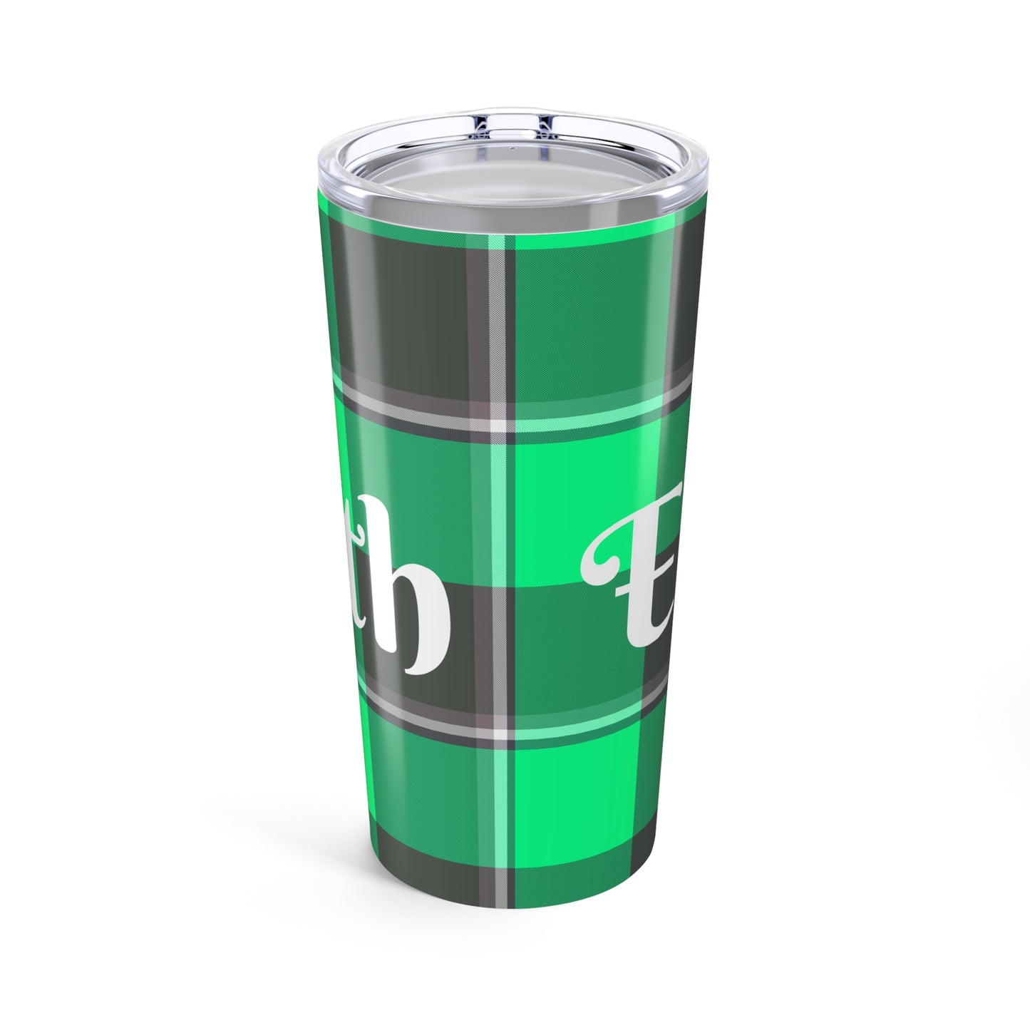 Plaid Personalized Tumbler, Custom Travel Mug, Insulated Drinkware, Eco-Friendly Cup, Perfect for Gifts - Celtic Scents