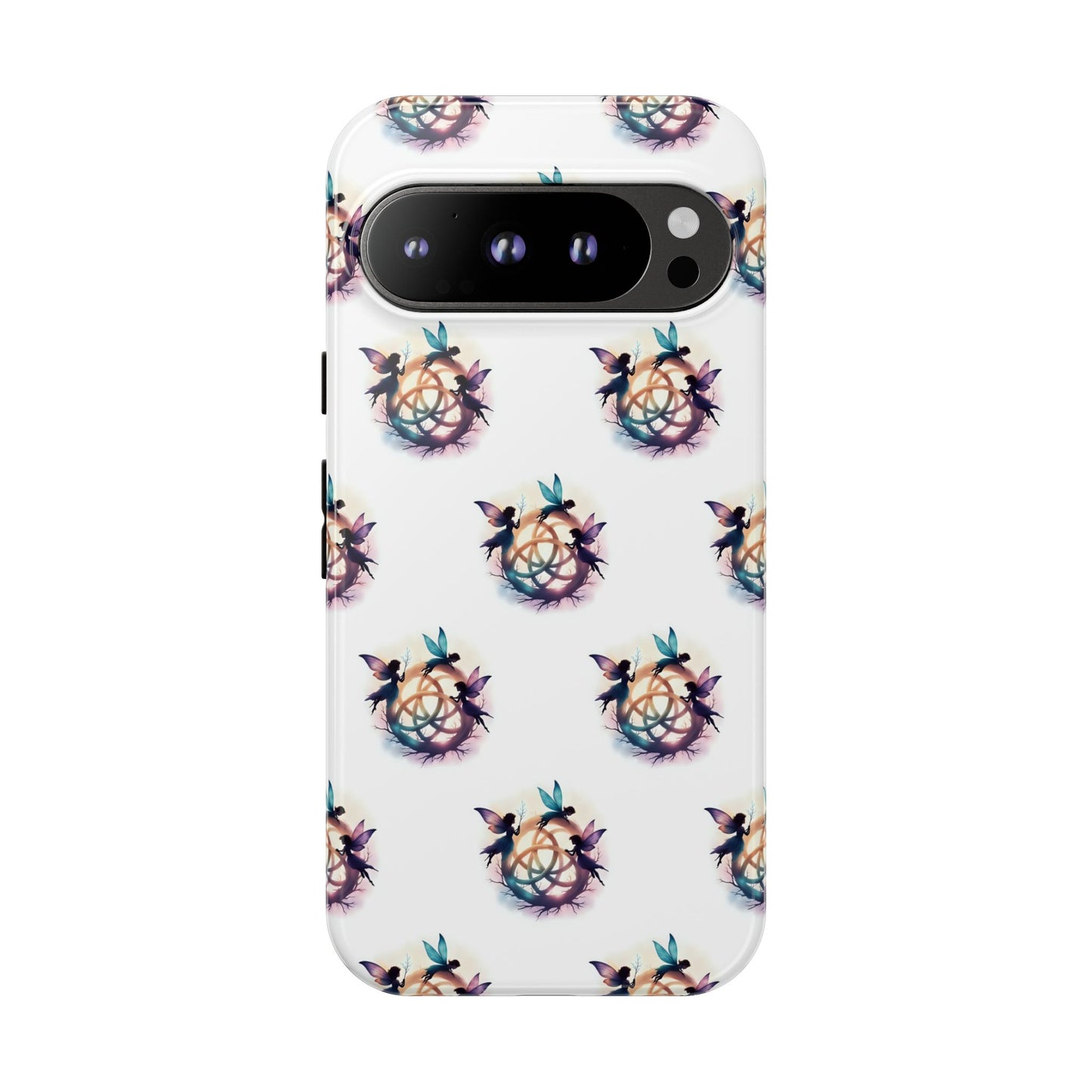 Tough Cases - Celtic Fairies Phone Case, Colorful Phone Cover, Fairy Lover Gift, Trendy Smartphone Accessory