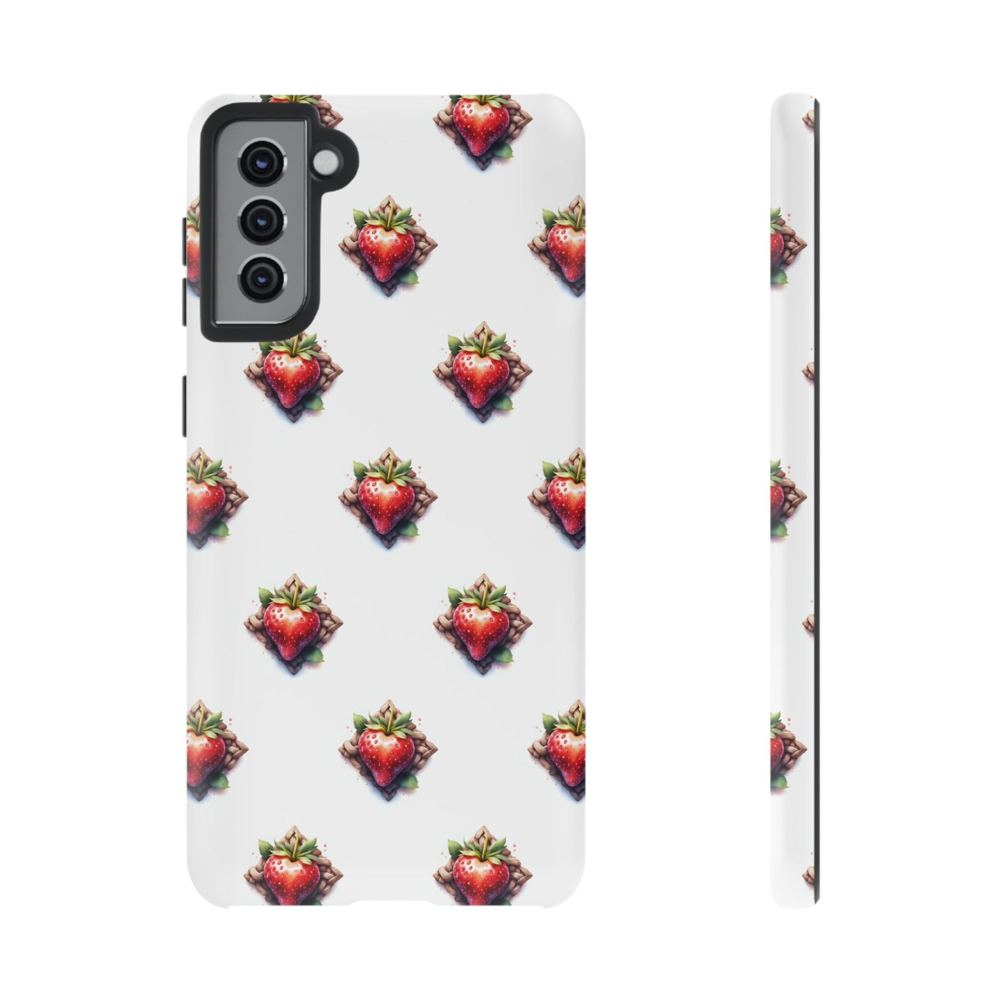 Strawberry Celtic Knot Phone Case, Cute Phone Cover, Gift for Her, Custom Smartphone Case, Funky Accessories, Valentine's Day Gift - Celtic Scents