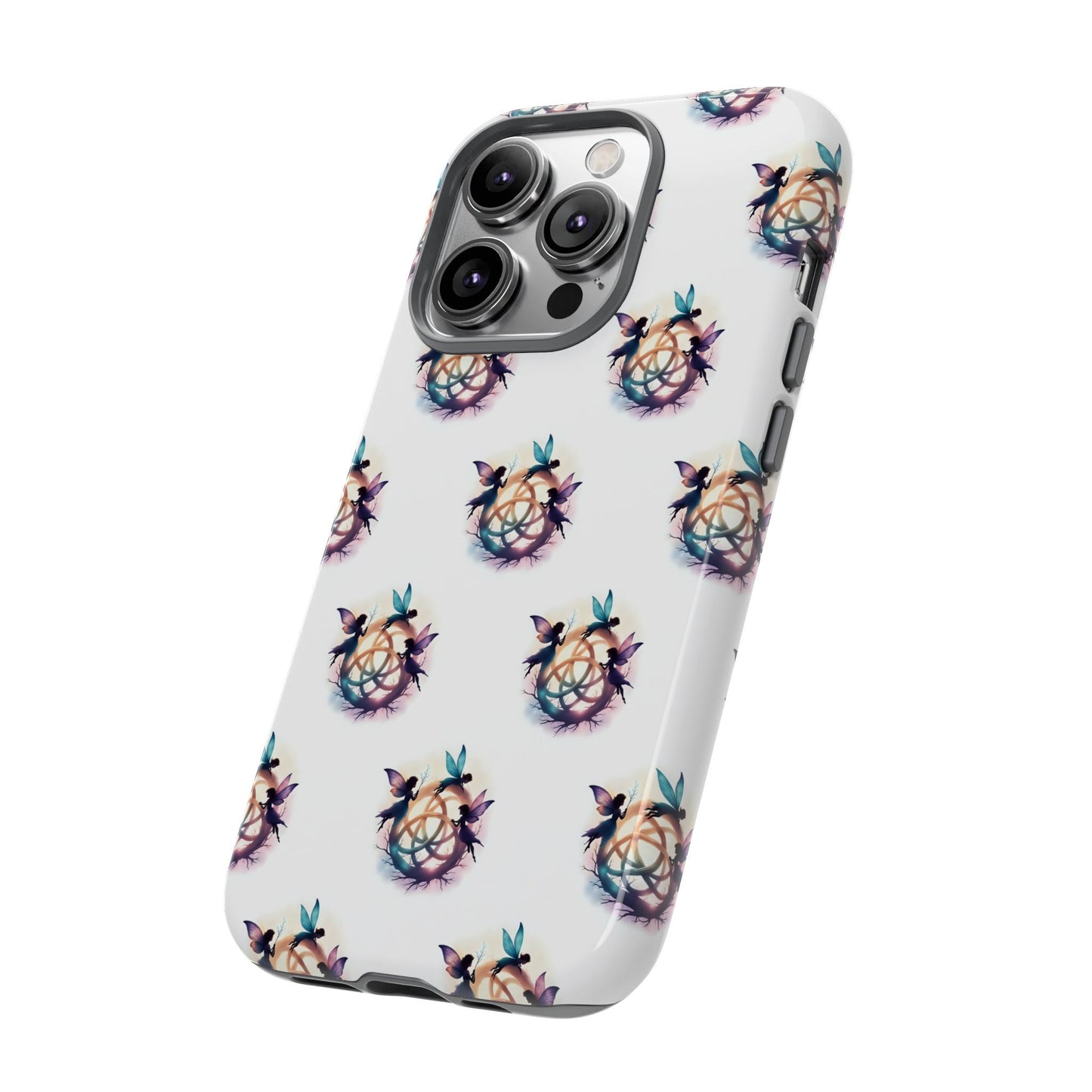 Tough Cases - Celtic Fairies Phone Case, Colorful Phone Cover, Fairy Lover Gift, Trendy Smartphone Accessory