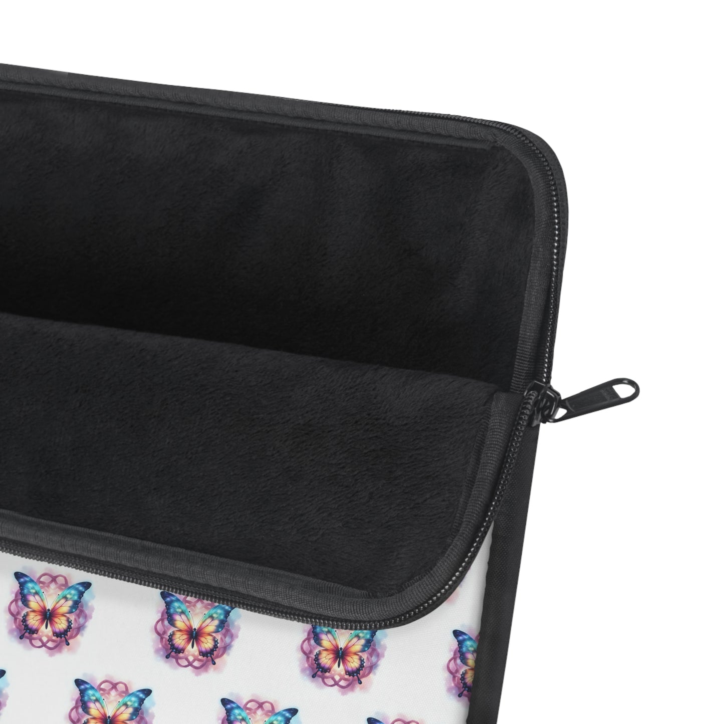 Colorful Butterfly Design Laptop Sleeve, Padded Computer Case, Cute Tech Accessory, Gift for Students - Celtic Scents