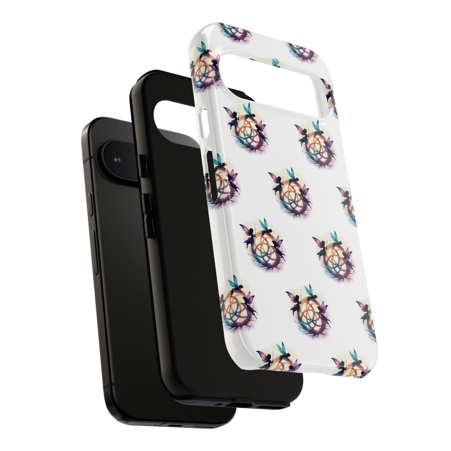 Tough Cases - Celtic Fairies Phone Case, Colorful Phone Cover, Fairy Lover Gift, Trendy Smartphone Accessory