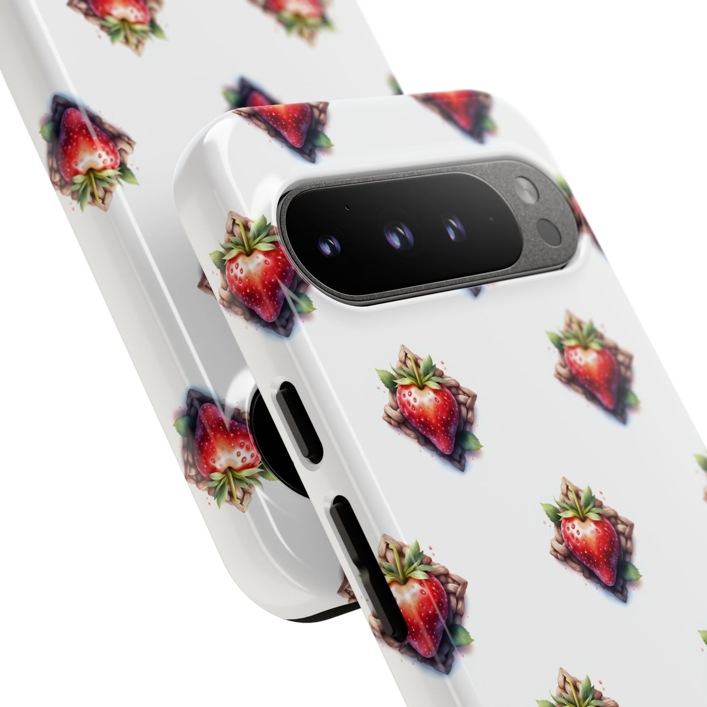 Strawberry Celtic Knot Phone Case, Cute Phone Cover, Gift for Her, Custom Smartphone Case, Funky Accessories, Valentine's Day Gift