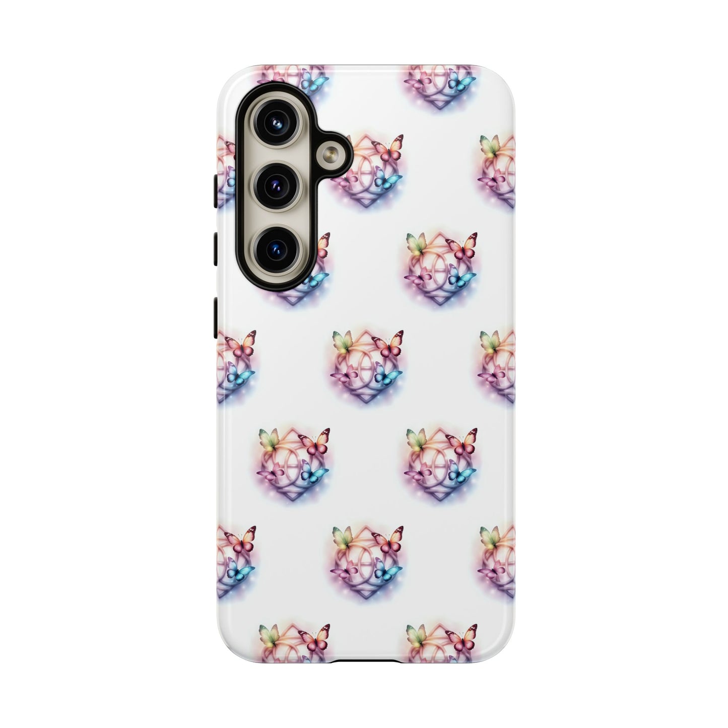 Colorful Butterflies Phone Case, Tough Cases, Cute Butterfly Lover Gift, Trendy Phone Cover, Nature Print Case