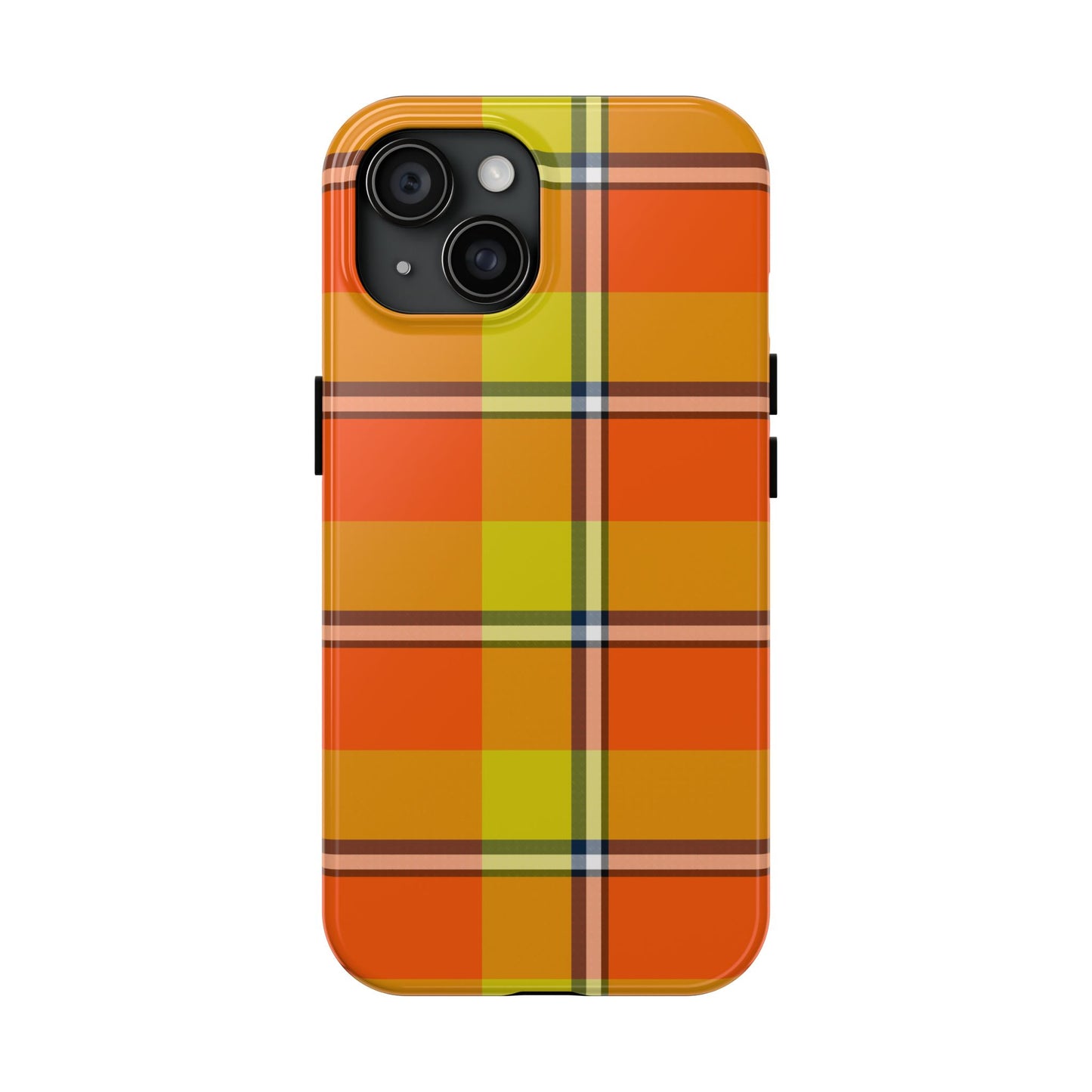 Vibrant Autumn Plaid Phone Case | Tough Phone Protector, Colorful Tech Accessory, Stylish Gift for Him/Her, Fun Birthday Present, Trendy - Celtic Scents