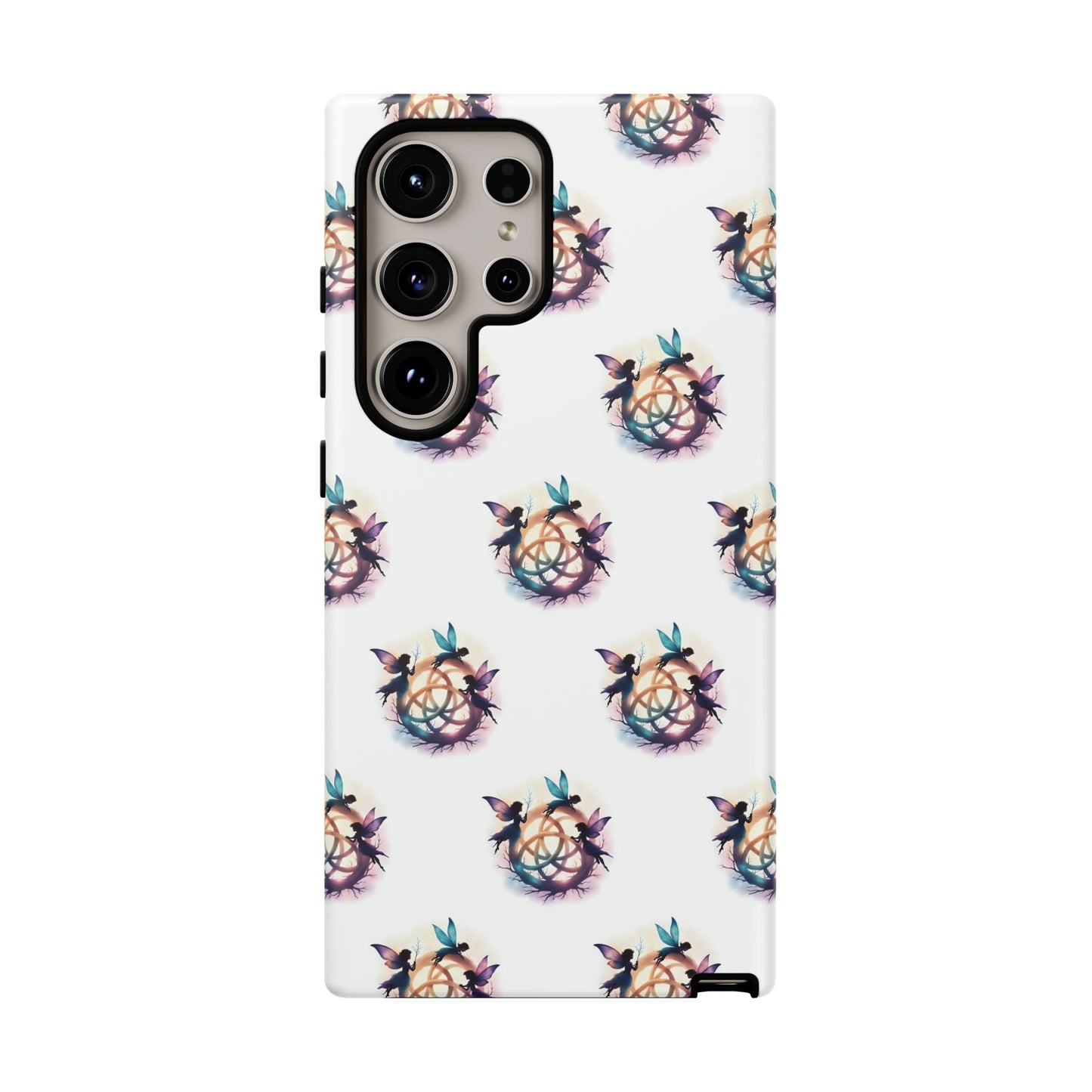 Tough Cases - Celtic Fairies Phone Case, Colorful Phone Cover, Fairy Lover Gift, Trendy Smartphone Accessory