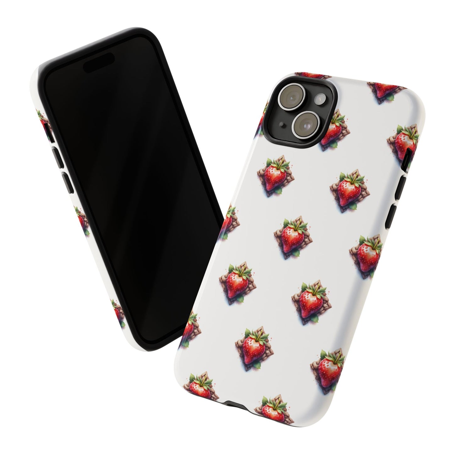 Strawberry Celtic Knot Phone Case, Cute Phone Cover, Gift for Her, Custom Smartphone Case, Funky Accessories, Valentine's Day Gift