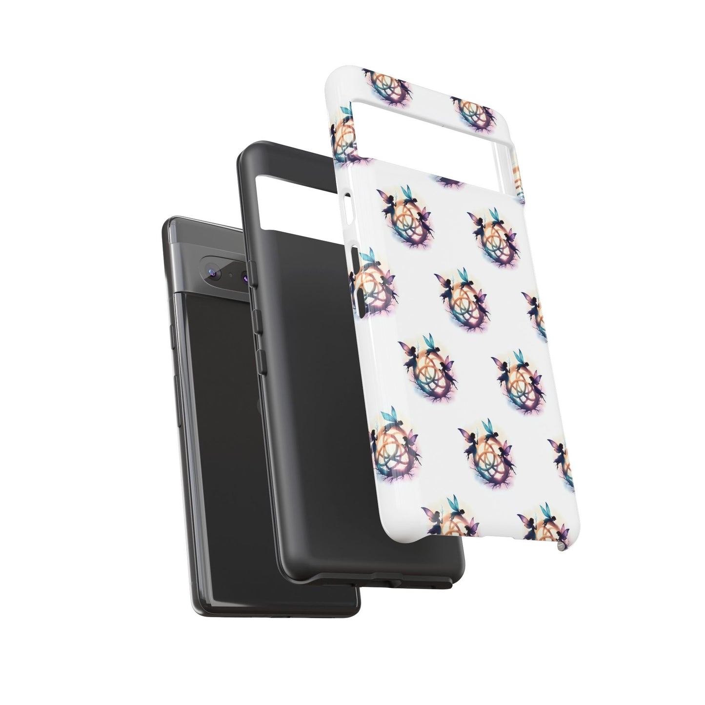 Tough Cases - Celtic Fairies Phone Case, Colorful Phone Cover, Fairy Lover Gift, Trendy Smartphone Accessory