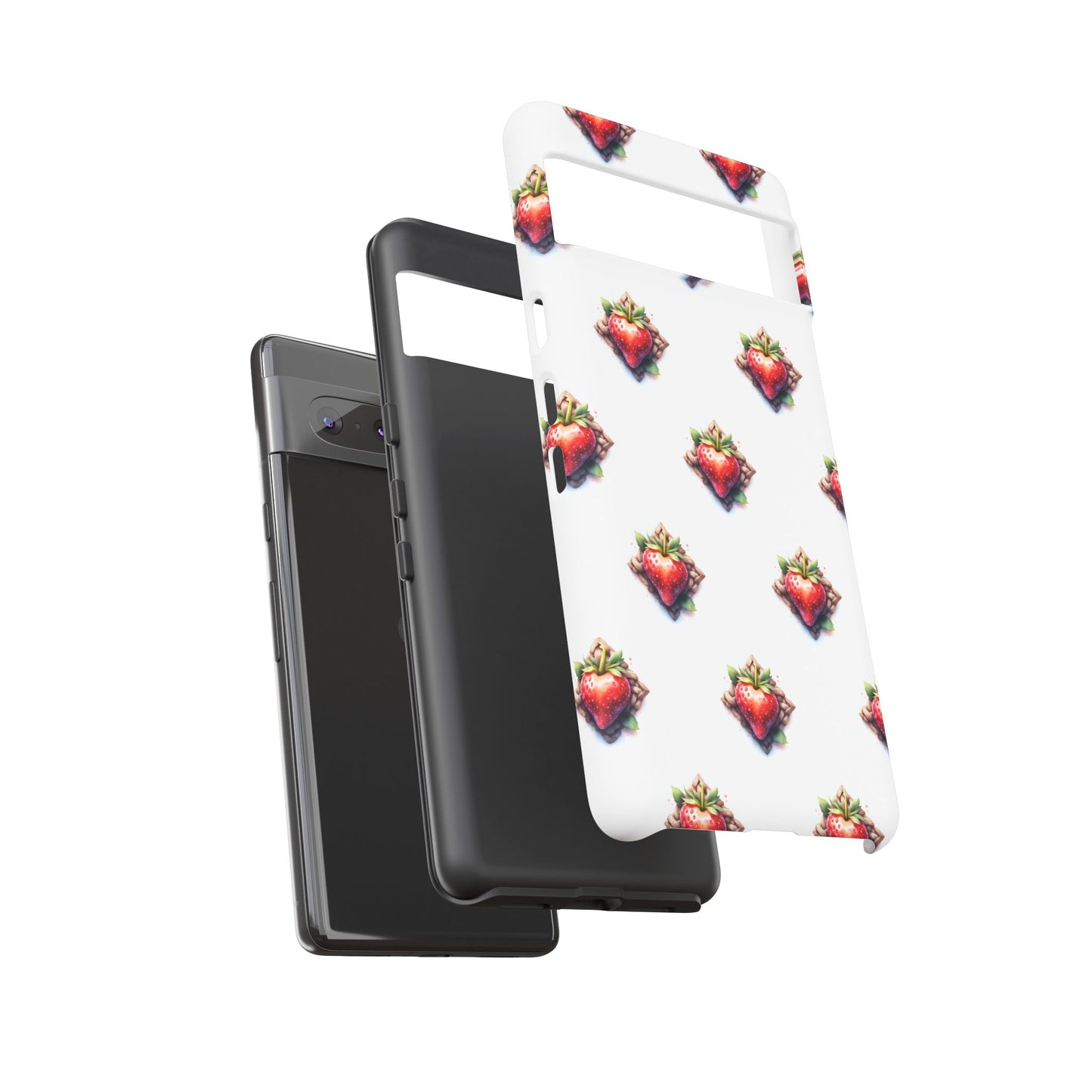 Strawberry Celtic Knot Phone Case, Cute Phone Cover, Gift for Her, Custom Smartphone Case, Funky Accessories, Valentine's Day Gift