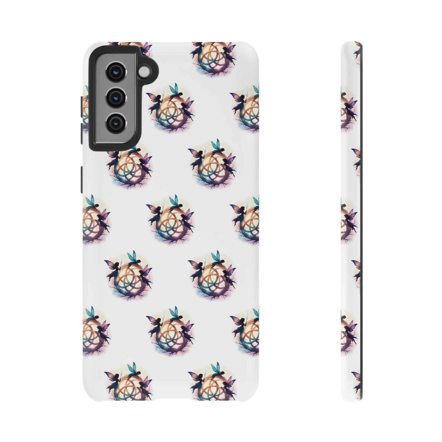 Tough Cases - Celtic Fairies Phone Case, Colorful Phone Cover, Fairy Lover Gift, Trendy Smartphone Accessory