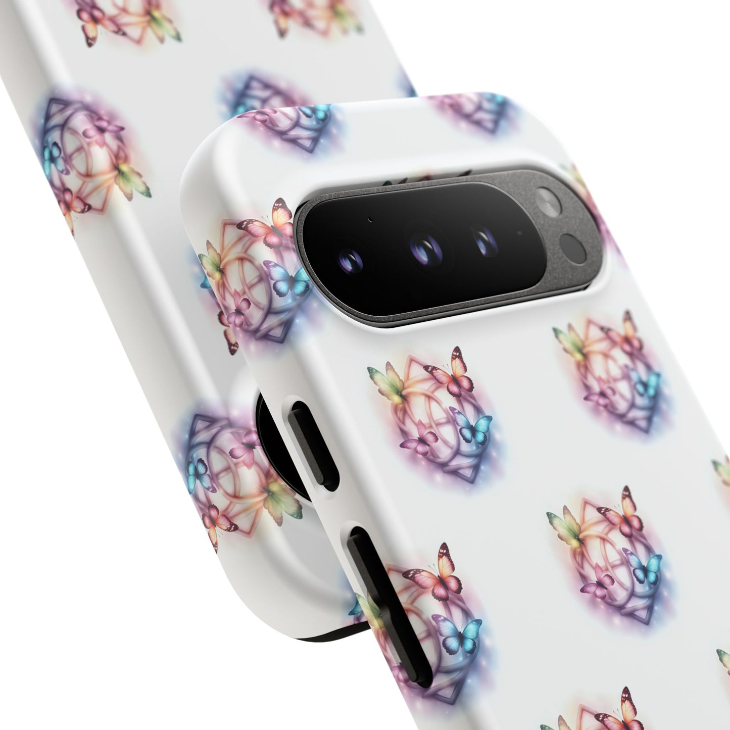 Colorful Butterflies Phone Case, Tough Cases, Cute Butterfly Lover Gift, Trendy Phone Cover, Nature Print Case