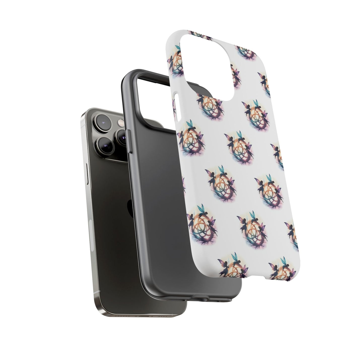 Tough Cases - Celtic Fairies Phone Case, Colorful Phone Cover, Fairy Lover Gift, Trendy Smartphone Accessory