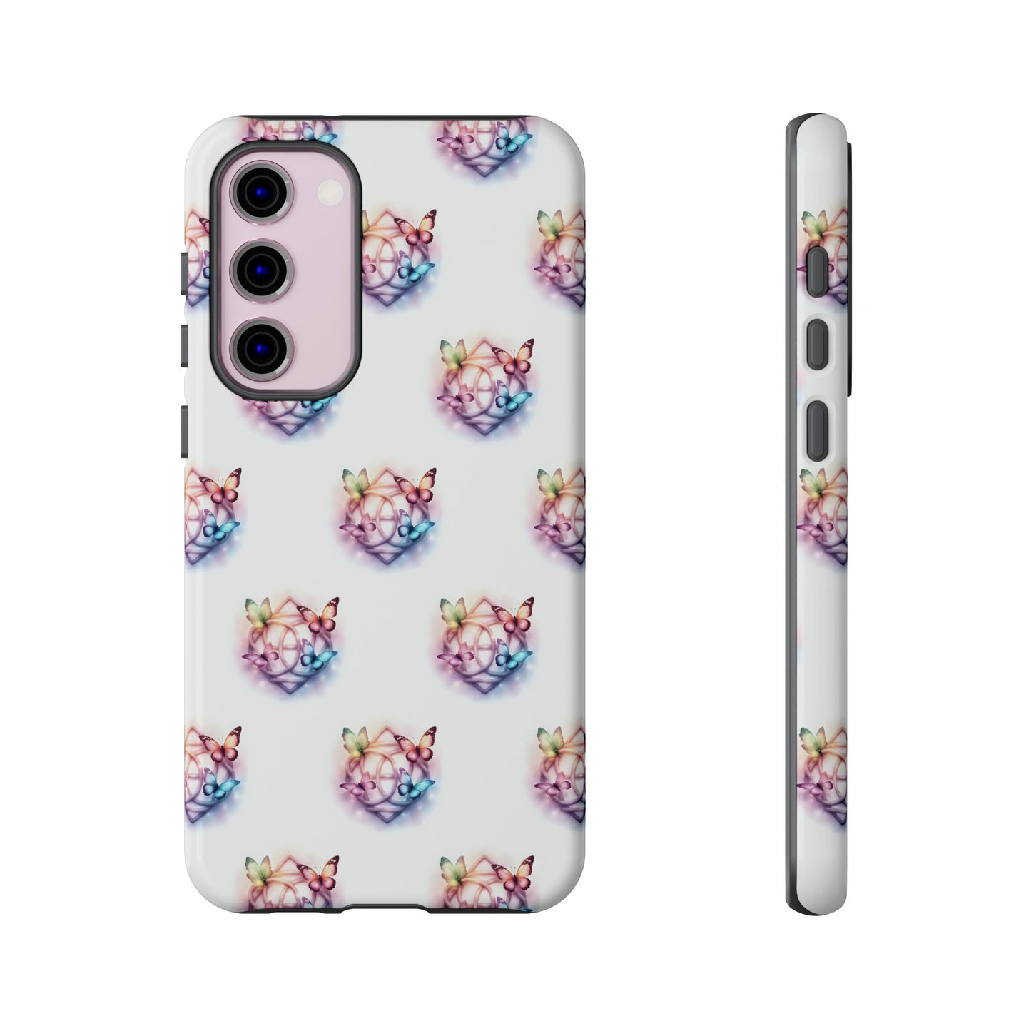 Colorful Butterflies Phone Case, Tough Cases, Cute Butterfly Lover Gift, Trendy Phone Cover, Nature Print Case - Celtic Scents