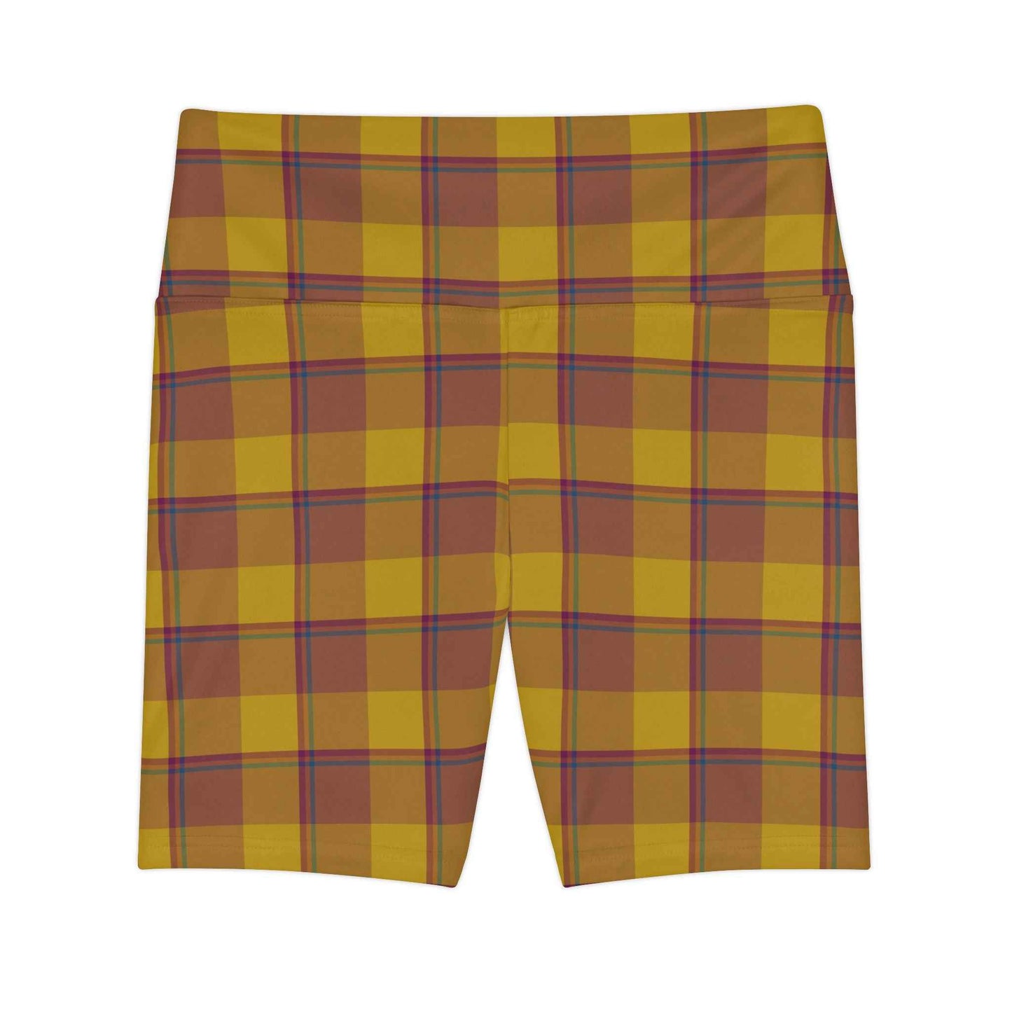 Stylish Women's Workout Shorts, Trendy Activewear, Summer Fitness Shorts, Gym Shorts, Plaid Athletic Bottoms, Comfortable Exercise Apparel
