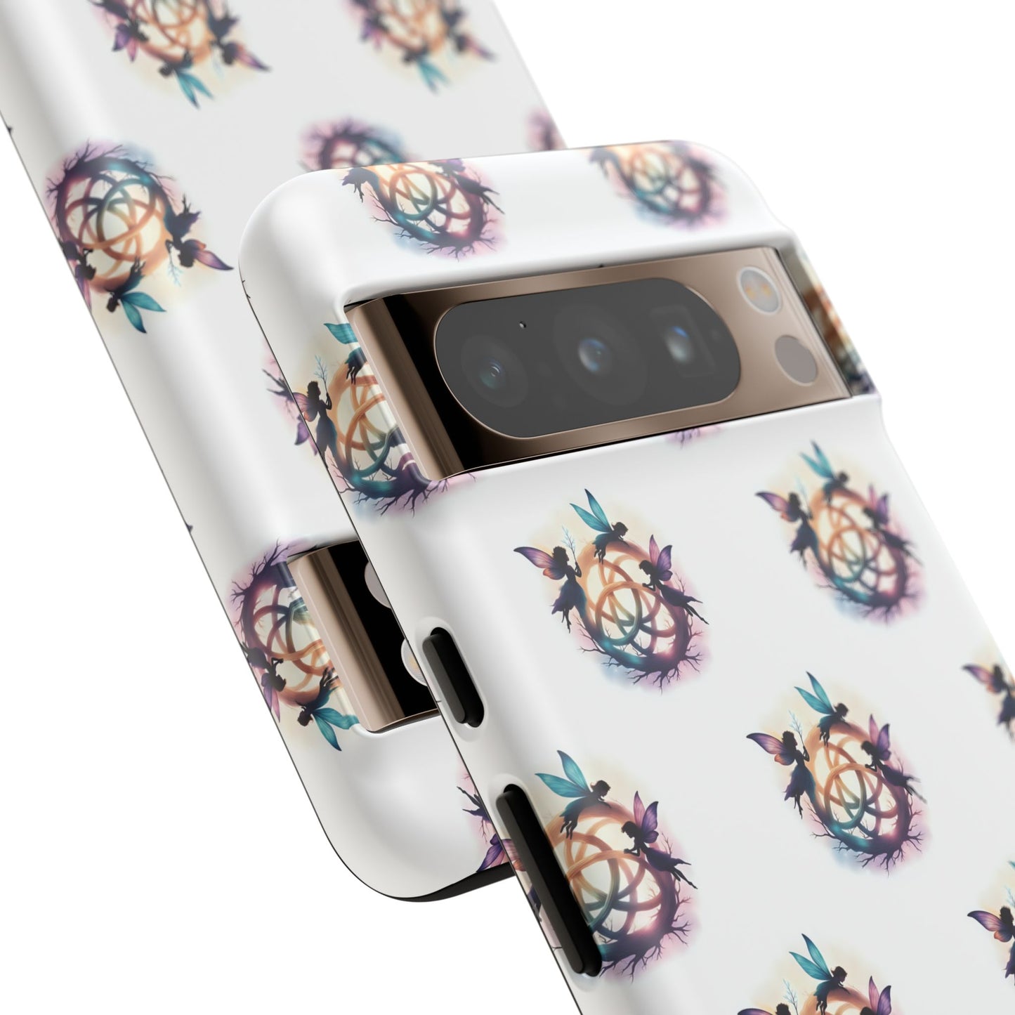 Tough Cases - Celtic Fairies Phone Case, Colorful Phone Cover, Fairy Lover Gift, Trendy Smartphone Accessory