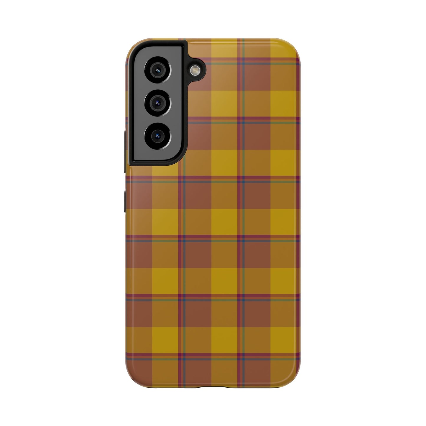Plaid Tough Phone Case, Durable Phone Cover, Fall Inspired Accessory, Gift for Her, Stylish Cell Phone Protector - Celtic Scents