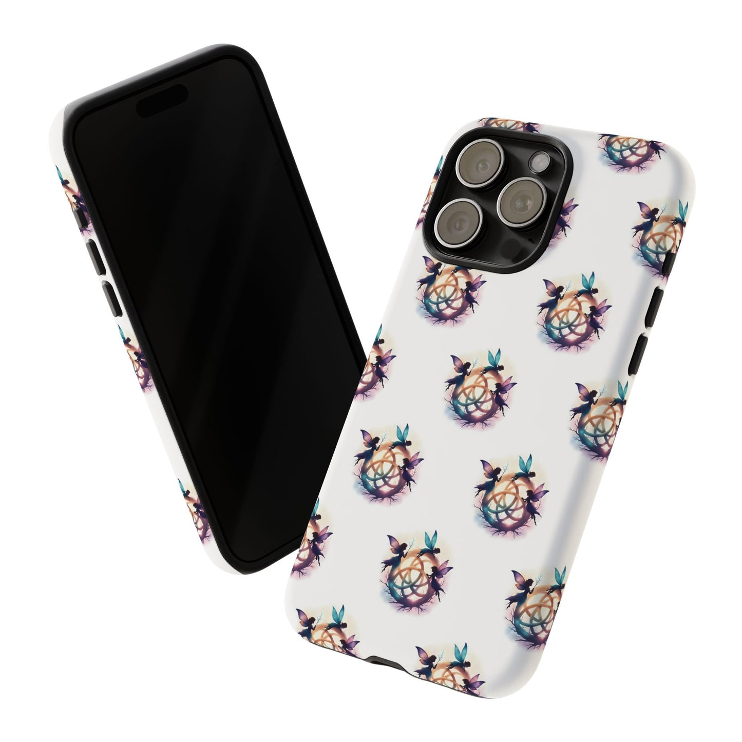 Tough Cases - Celtic Fairies Phone Case, Colorful Phone Cover, Fairy Lover Gift, Trendy Smartphone Accessory