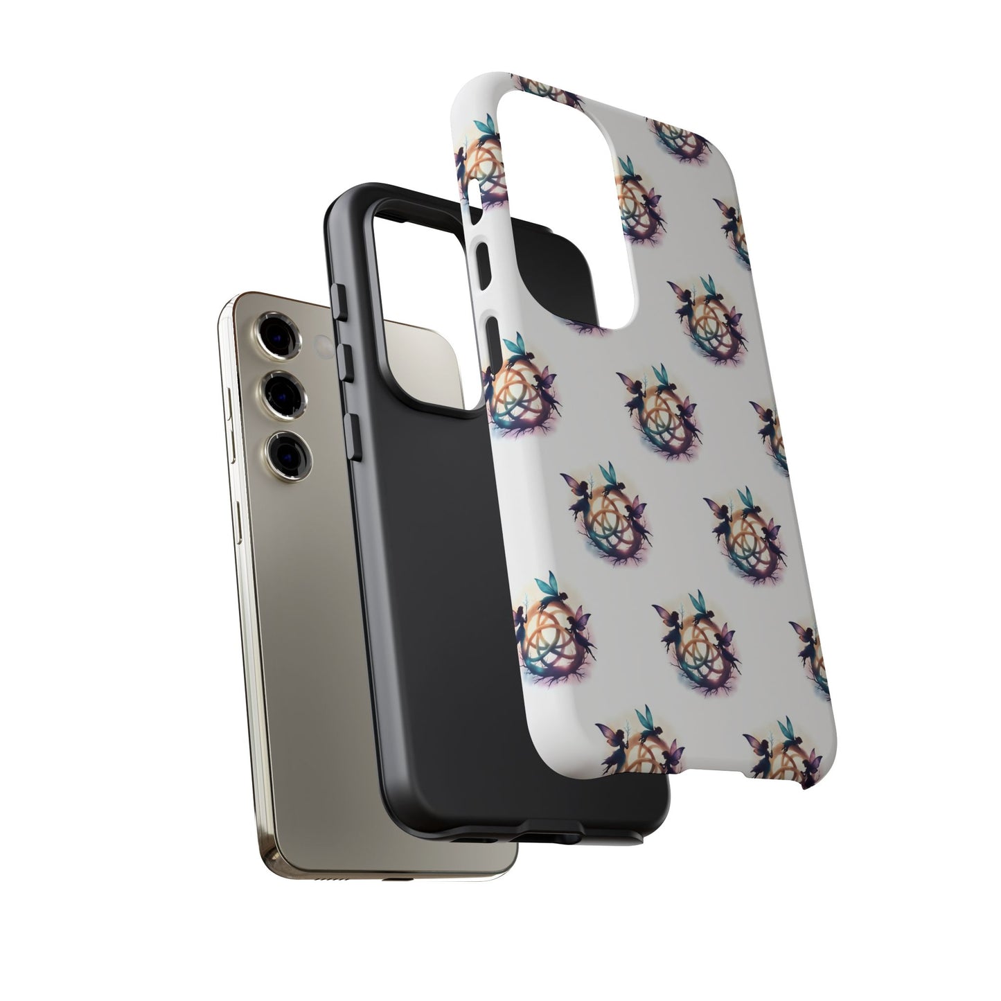 Tough Cases - Celtic Fairies Phone Case, Colorful Phone Cover, Fairy Lover Gift, Trendy Smartphone Accessory