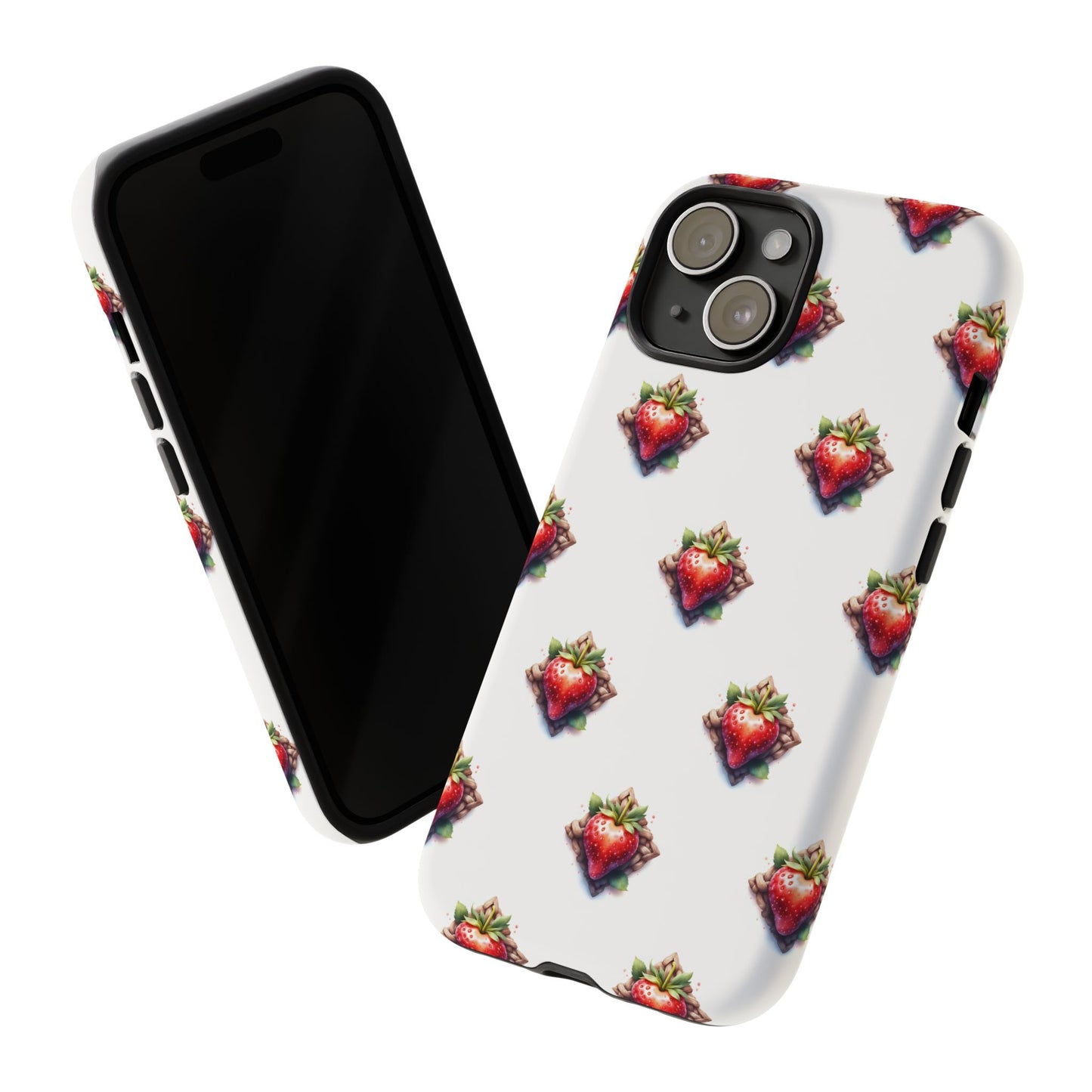 Strawberry Celtic Knot Phone Case, Cute Phone Cover, Gift for Her, Custom Smartphone Case, Funky Accessories, Valentine's Day Gift