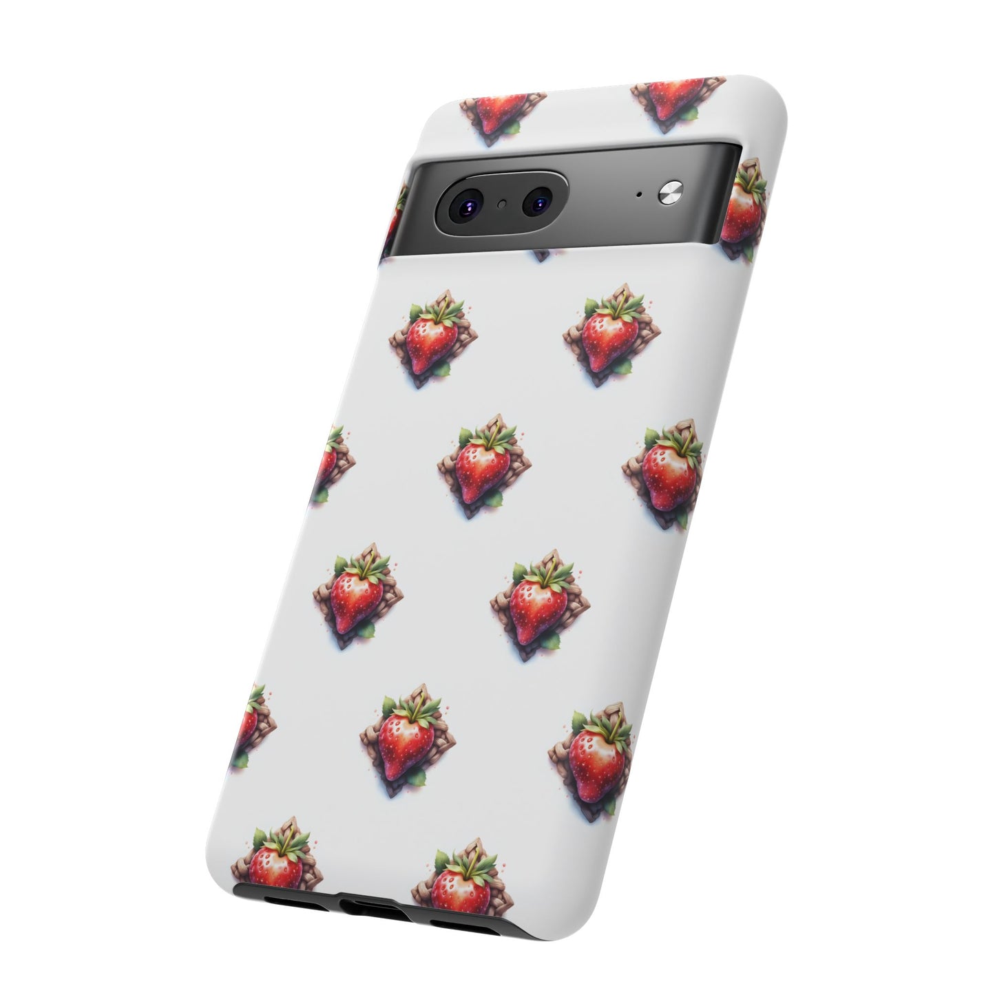 Strawberry Celtic Knot Phone Case, Cute Phone Cover, Gift for Her, Custom Smartphone Case, Funky Accessories, Valentine's Day Gift