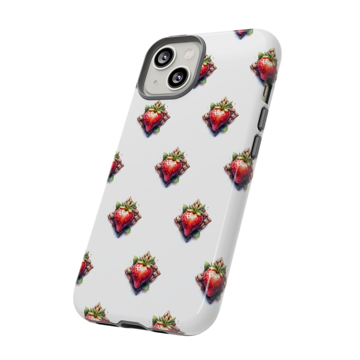 Strawberry Celtic Knot Phone Case, Cute Phone Cover, Gift for Her, Custom Smartphone Case, Funky Accessories, Valentine's Day Gift