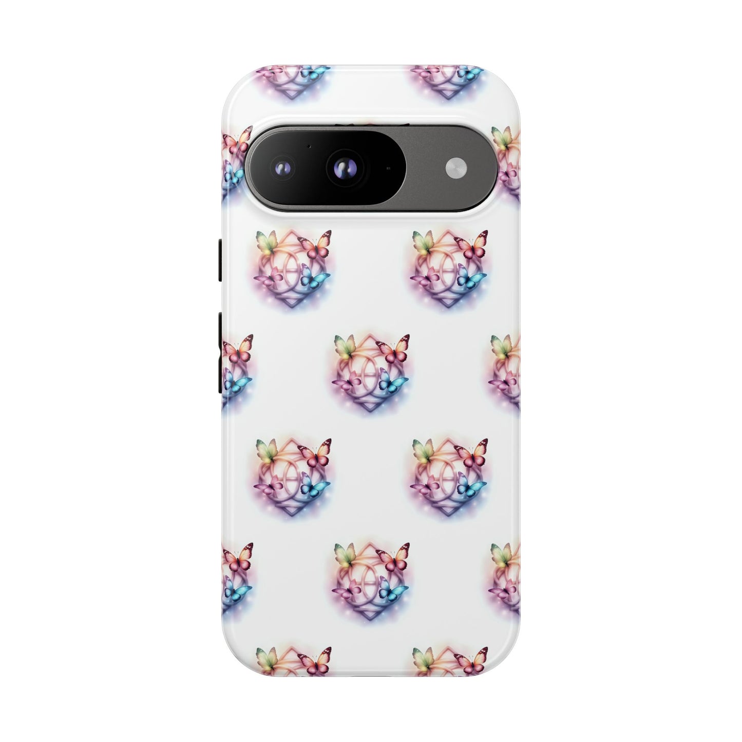 Colorful Butterflies Phone Case, Tough Cases, Cute Butterfly Lover Gift, Trendy Phone Cover, Nature Print Case