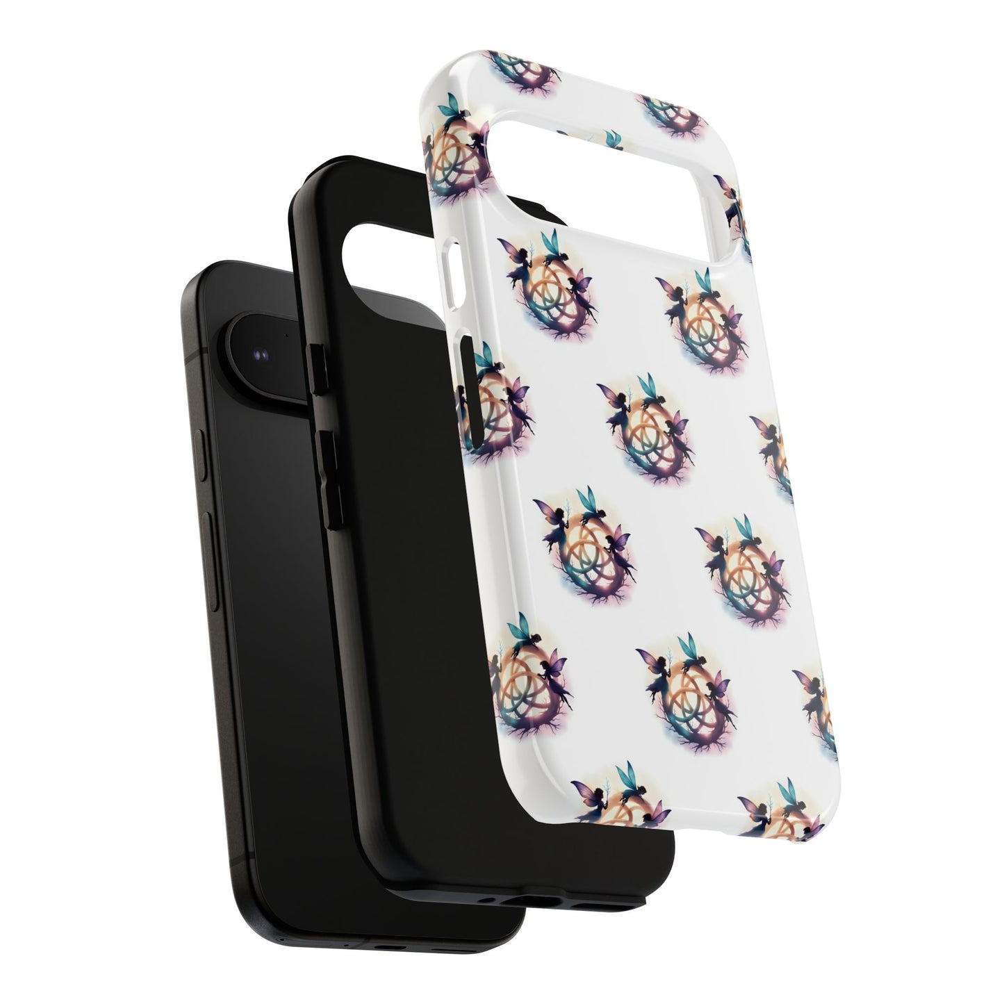 Tough Cases - Celtic Fairies Phone Case, Colorful Phone Cover, Fairy Lover Gift, Trendy Smartphone Accessory