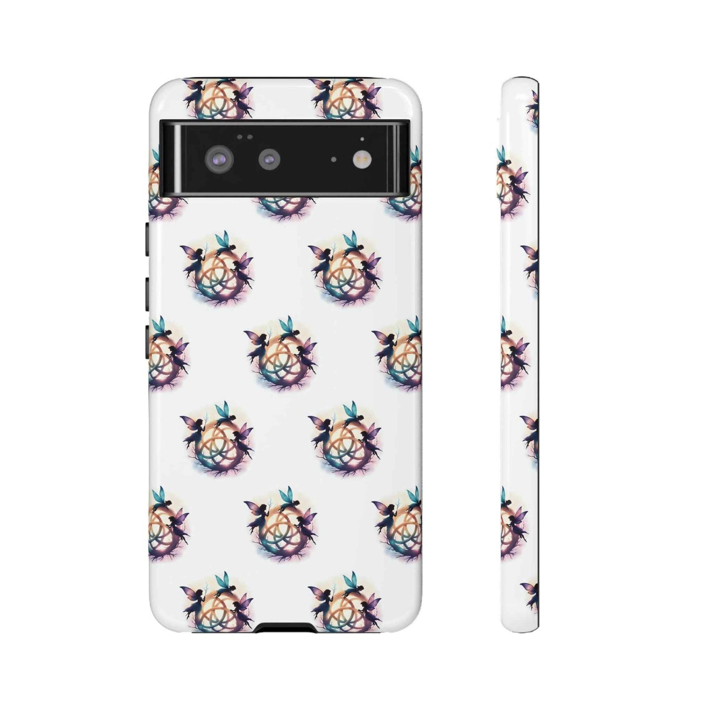 Tough Cases - Celtic Fairies Phone Case, Colorful Phone Cover, Fairy Lover Gift, Trendy Smartphone Accessory
