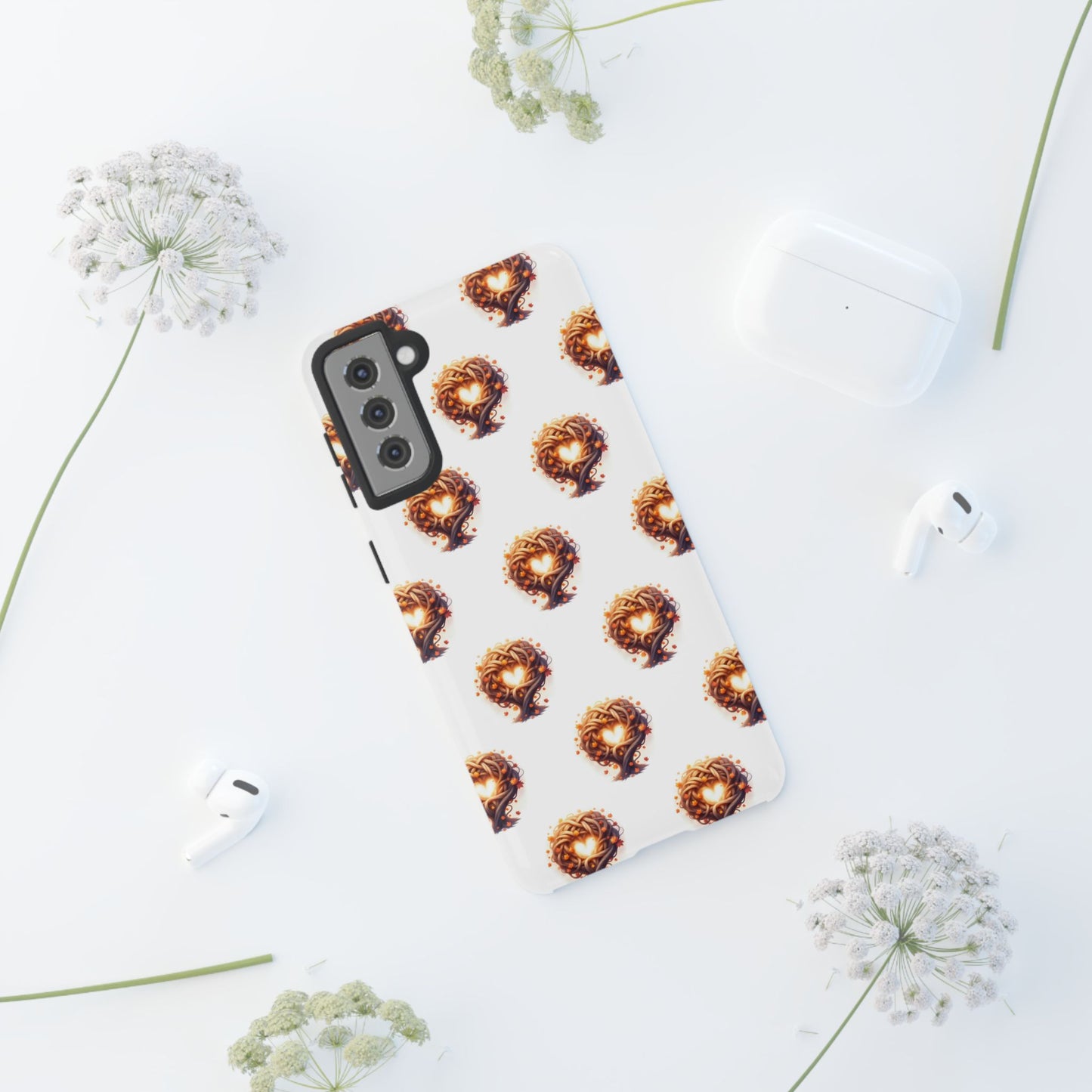 Stylish Phone Case, Tough Cases with Unique Design, Durable Smartphone Cover, Gift for Tech Lovers, Trendy Phone Accessory, Autumn Design