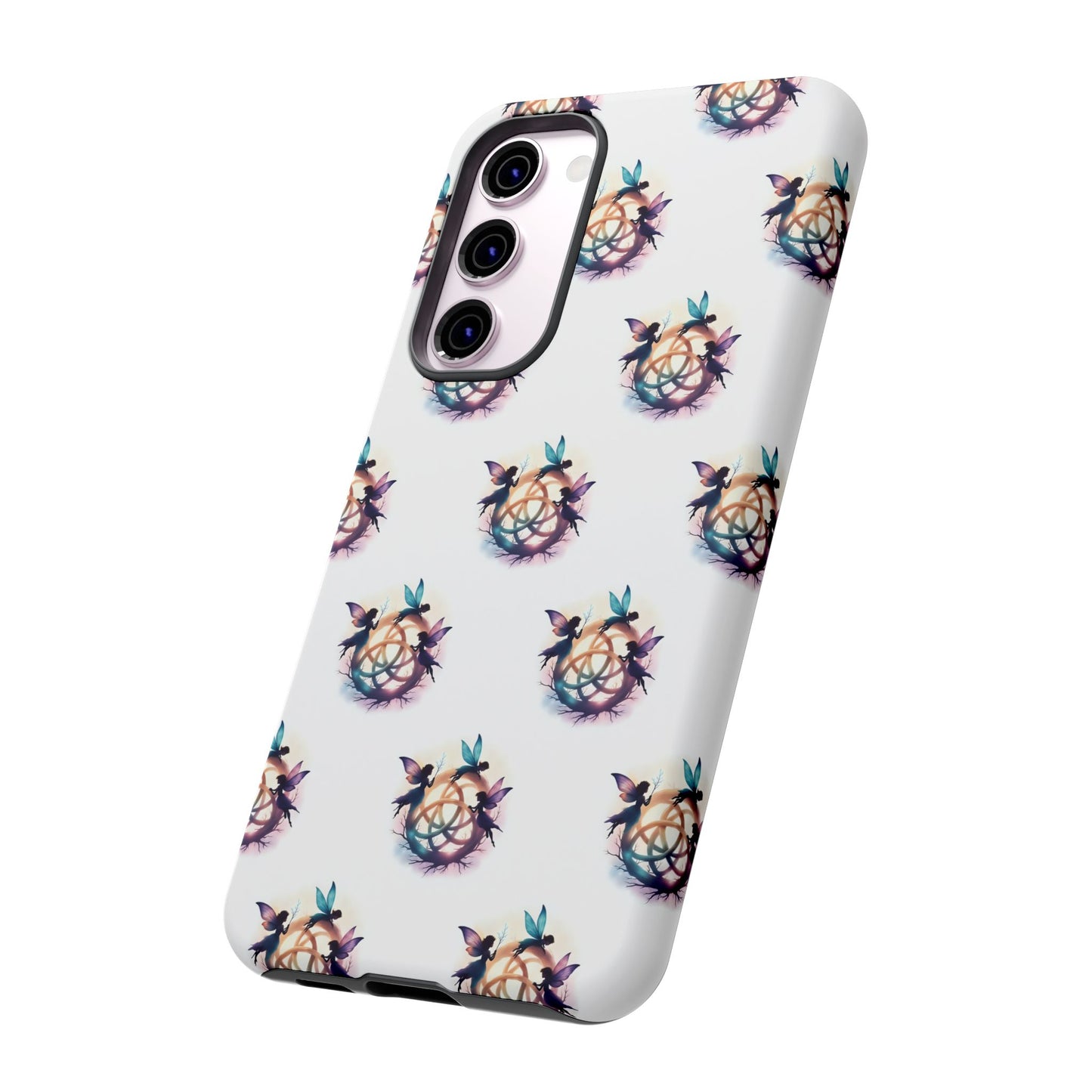 Tough Cases - Celtic Fairies Phone Case, Colorful Phone Cover, Fairy Lover Gift, Trendy Smartphone Accessory