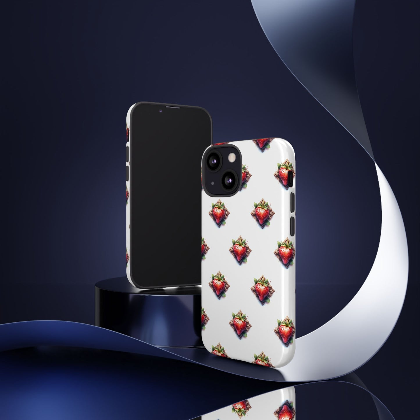 Strawberry Celtic Knot Phone Case, Cute Phone Cover, Gift for Her, Custom Smartphone Case, Funky Accessories, Valentine's Day Gift