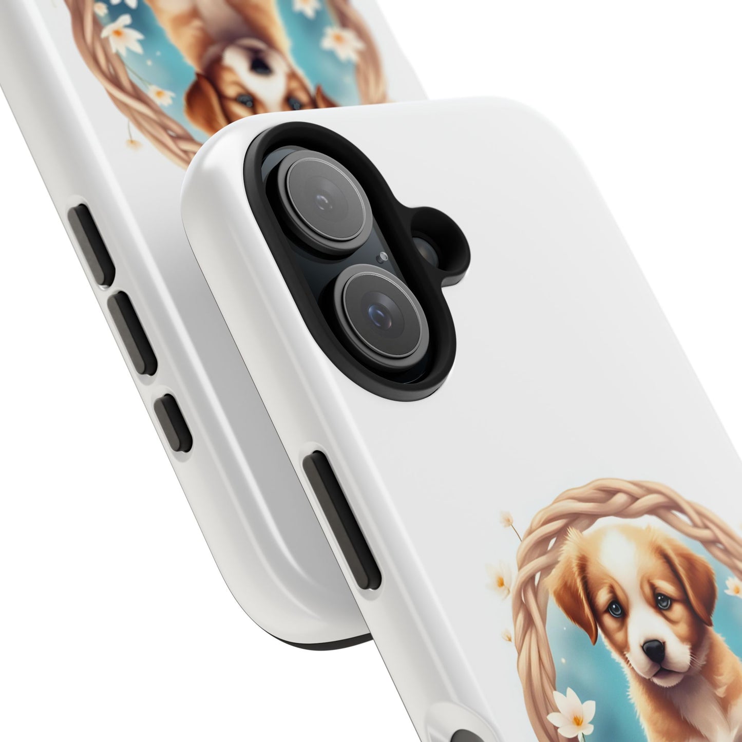 Cute Puppy Phone Case, Tough Case for Dog Lovers, Pet Gift, Protector Case for iPhone, Custom Phone Cover