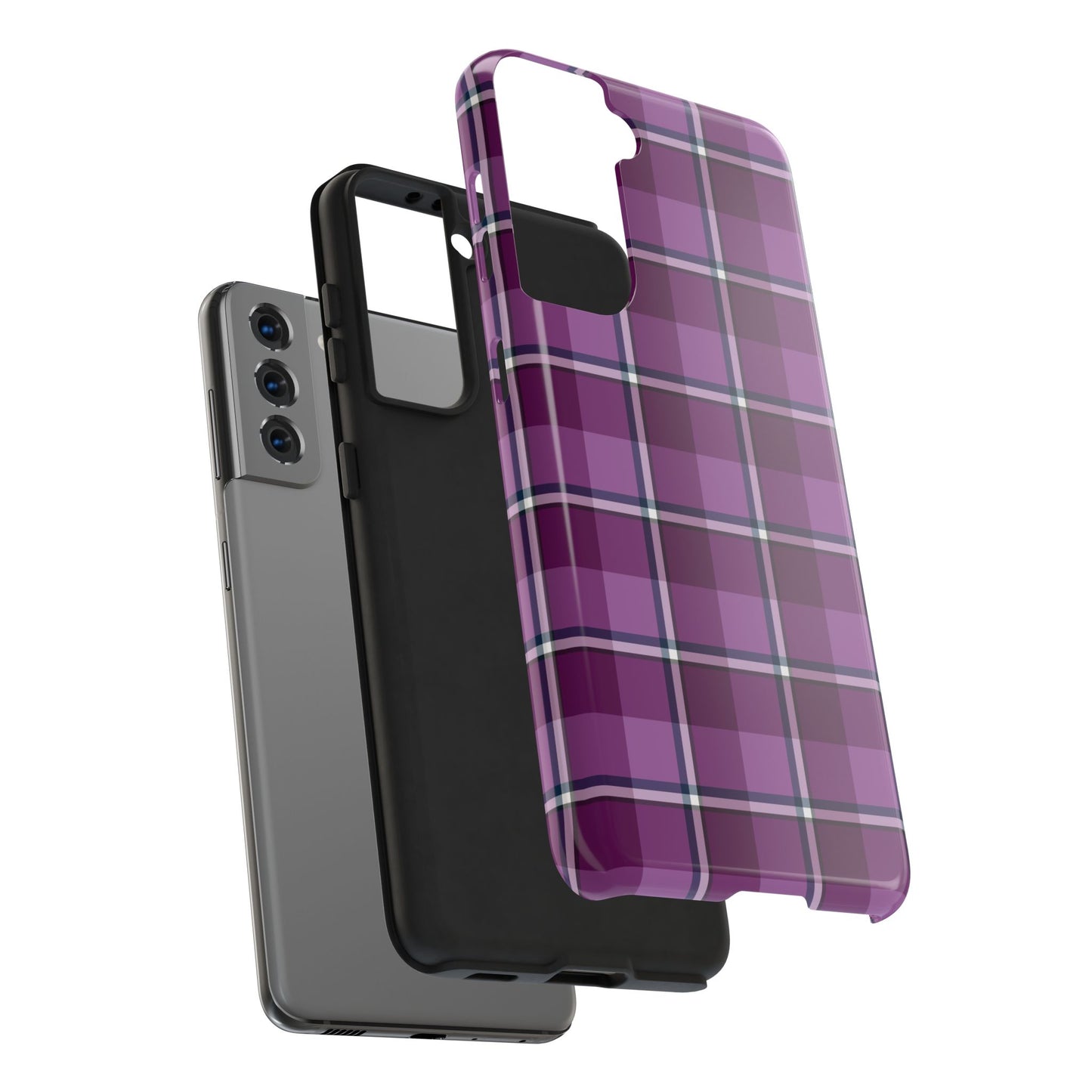 Plaid Tough Phone Case, Stylish Cell Phone Cover for All Occasions, Perfect Gift for Tech Lovers