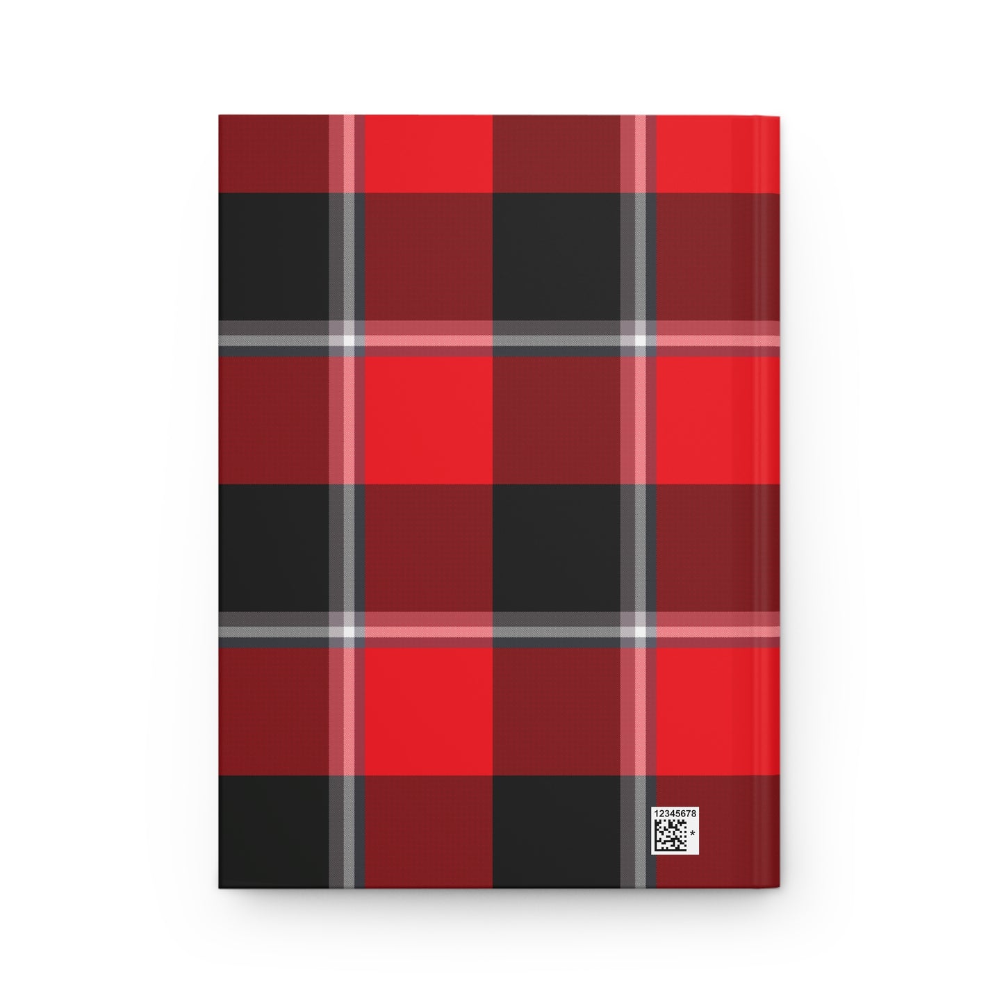 Personalized Red Plaid Hardcover Journal, Gift for Writers, Notebook for Students, Christmas Journal, Customizable Diary - Celtic Scents