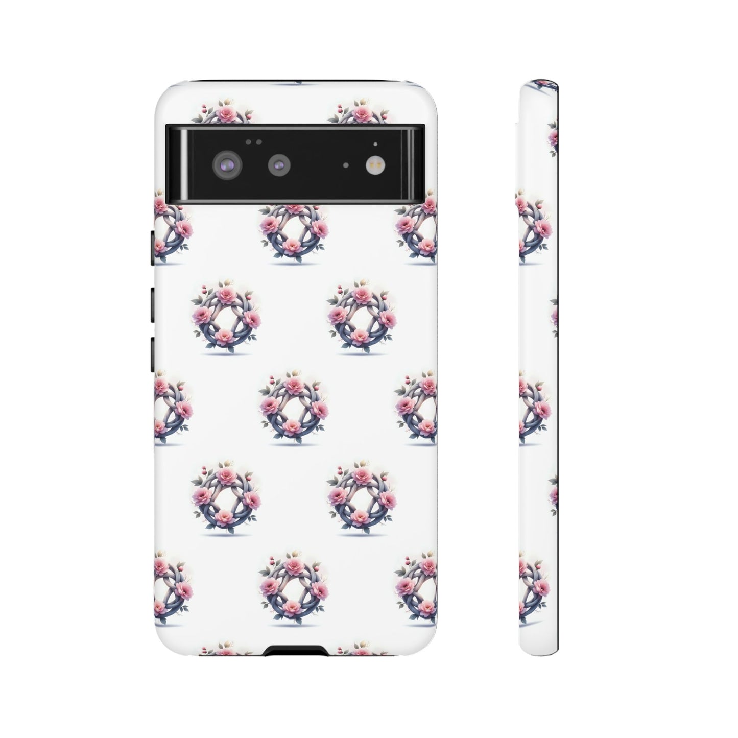 Floral Phone Case, Tough Cases for Women, Cute Celtic Knot Floral Design iPhone Cover, Gift for Her, Stylish Tech Accessories - Celtic Scents