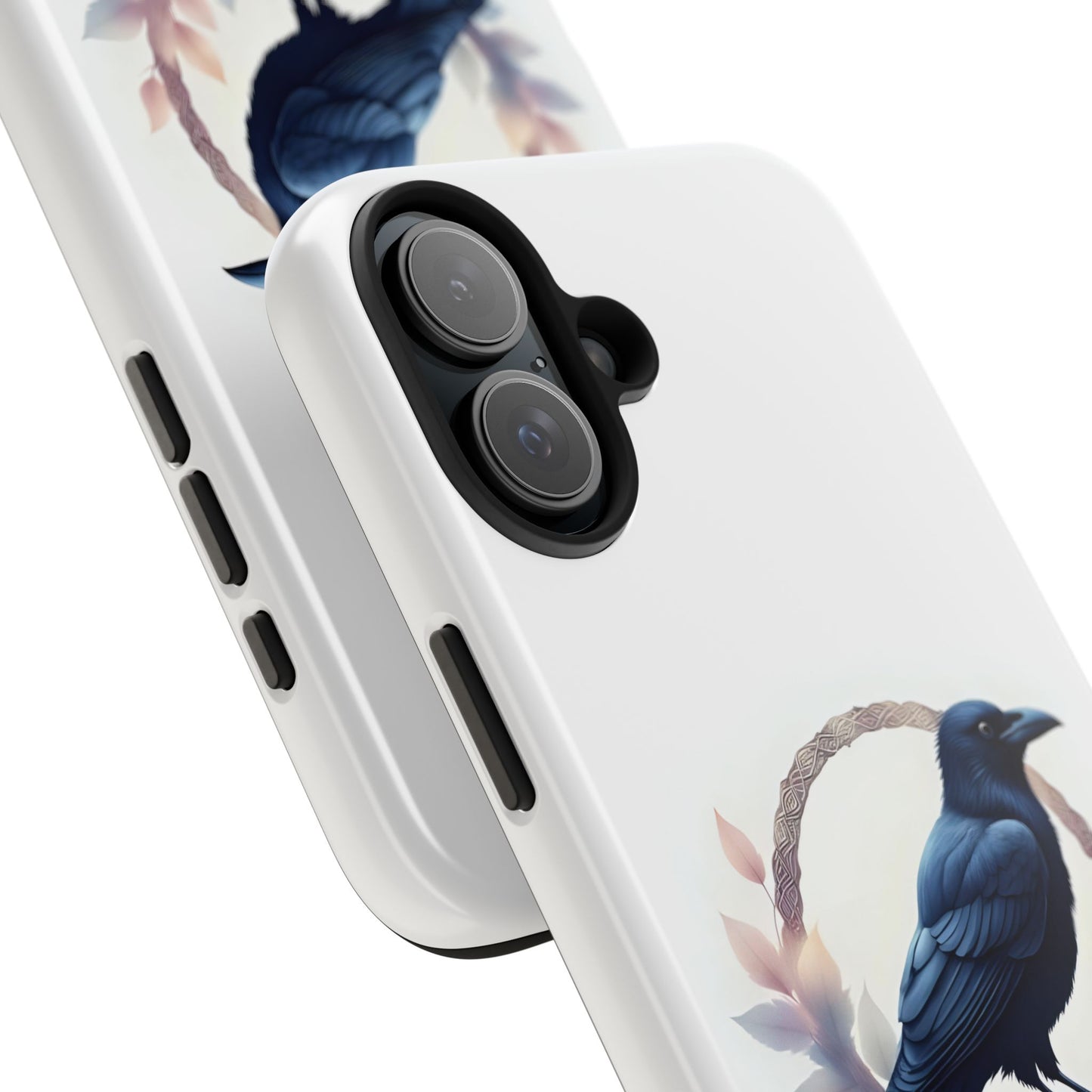 Raven Design Phone Case | Tough Protector Case, Gift for Bird Lovers, Unique Cell Phone Cover, Gothic or Nature Inspired