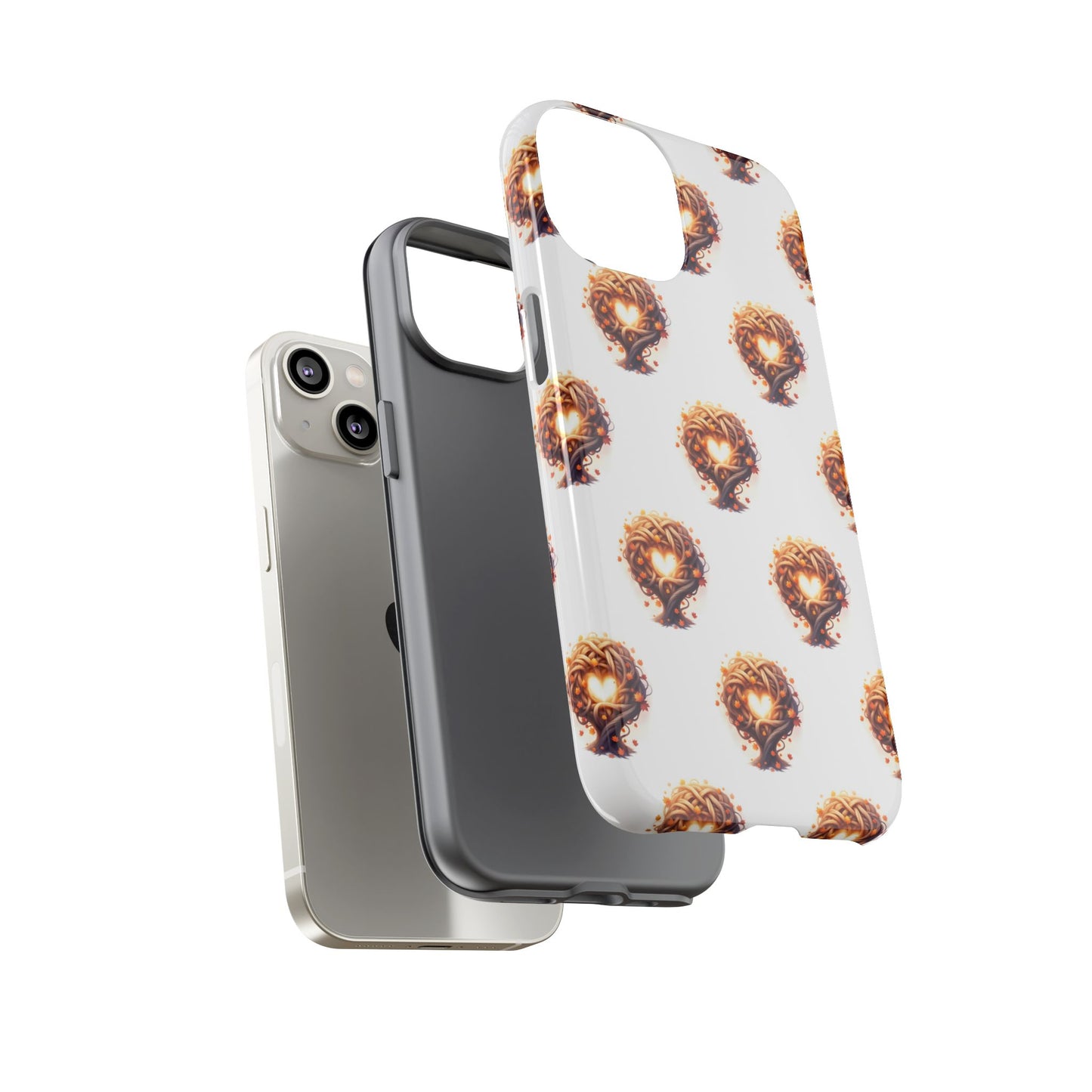 Stylish Phone Case, Tough Cases with Unique Design, Durable Smartphone Cover, Gift for Tech Lovers, Trendy Phone Accessory, Autumn Design