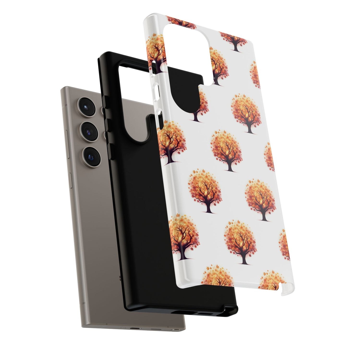 Autumn Tree Phone Case, Fall Phone Cover, Nature Inspired Case, Gift for Outdoorsy Friends, Seasonal Accessories, Eco-Friendly Phone Case