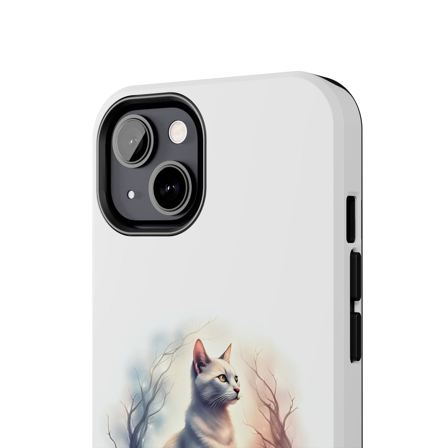 Artistic Cat Phone Case, Tough Phone Cases, Pet Lover Gift, Cat Lover Accessory, Unique Phone Cover, Protector Case - Celtic Scents