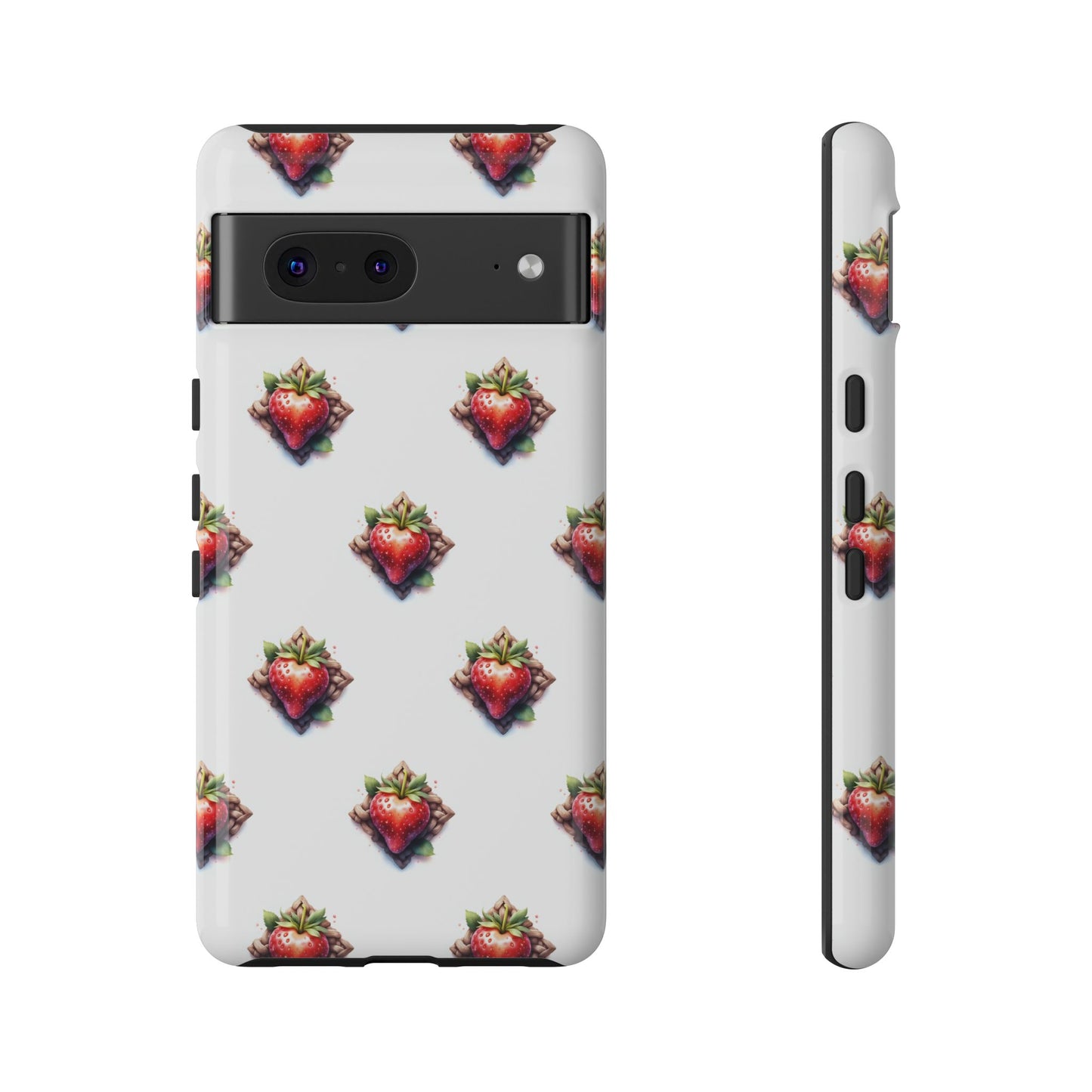 Strawberry Celtic Knot Phone Case, Cute Phone Cover, Gift for Her, Custom Smartphone Case, Funky Accessories, Valentine's Day Gift - Celtic Scents
