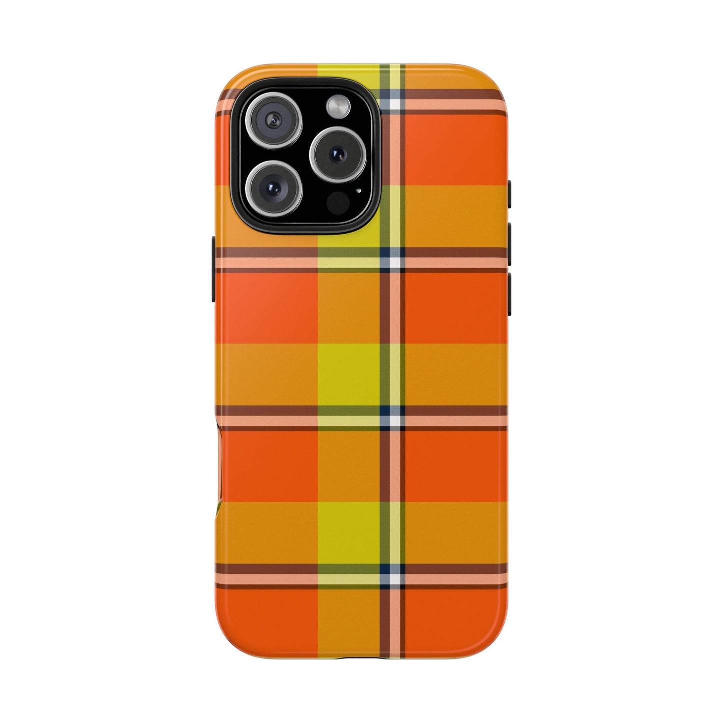Vibrant Autumn Plaid Phone Case | Tough Phone Protector, Colorful Tech Accessory, Stylish Gift for Him/Her, Fun Birthday Present, Trendy - Celtic Scents
