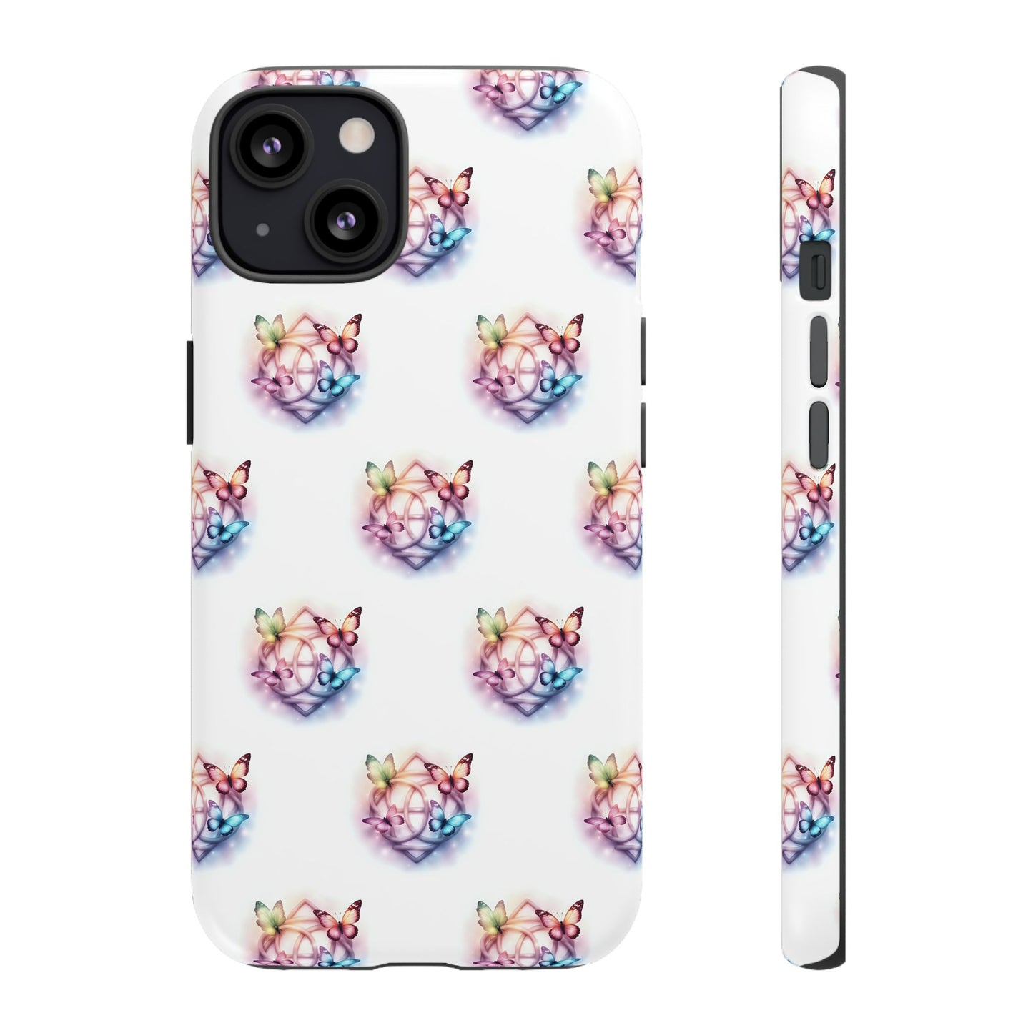 Colorful Butterflies Phone Case, Tough Cases, Cute Butterfly Lover Gift, Trendy Phone Cover, Nature Print Case - Celtic Scents