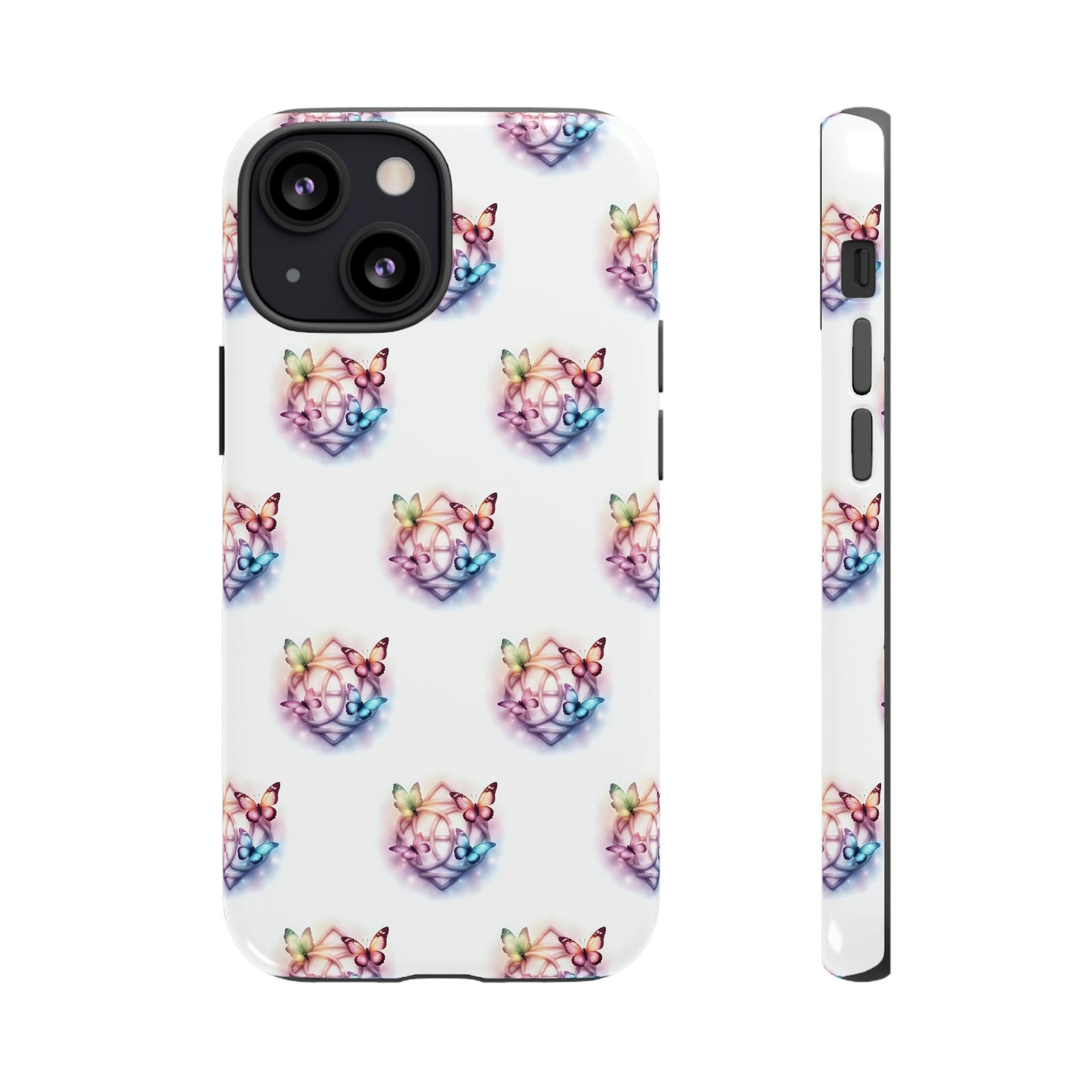 Colorful Butterflies Phone Case, Tough Cases, Cute Butterfly Lover Gift, Trendy Phone Cover, Nature Print Case - Celtic Scents